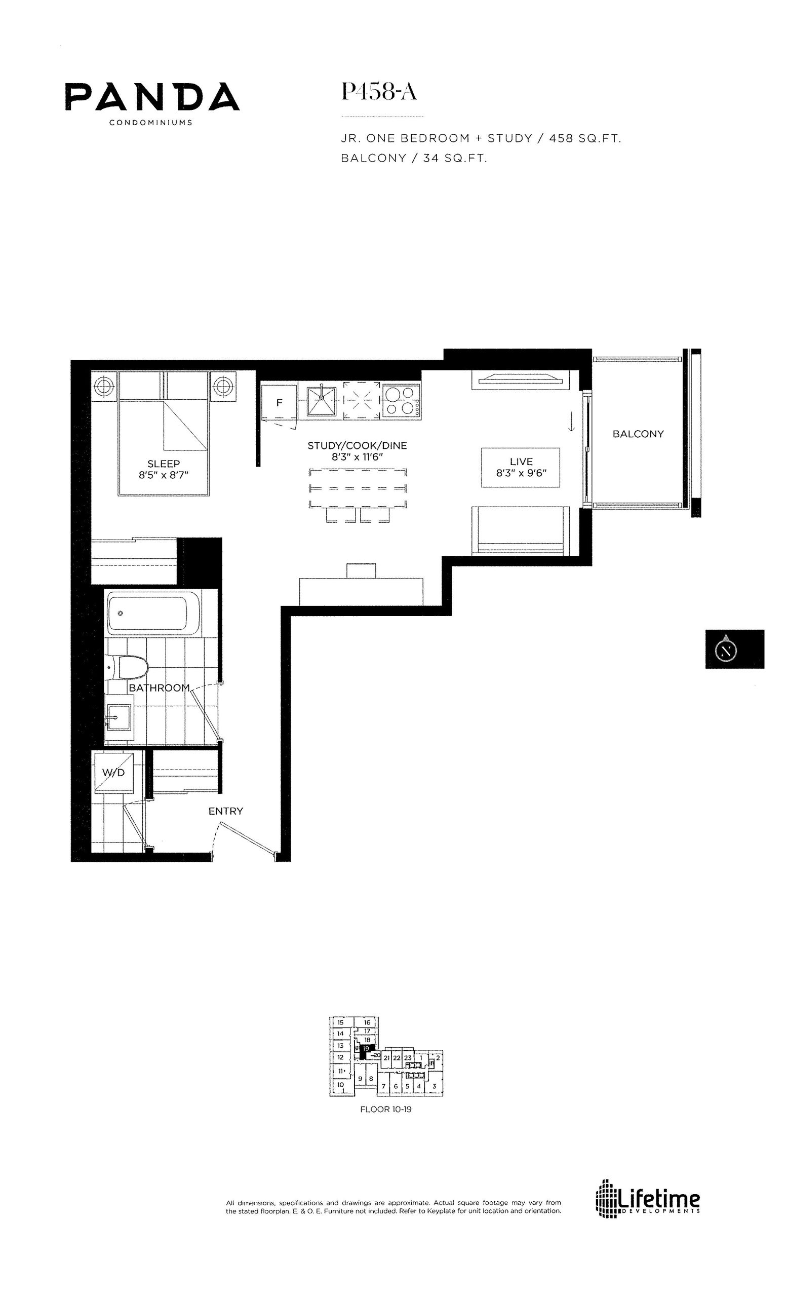 P458-A floor plan