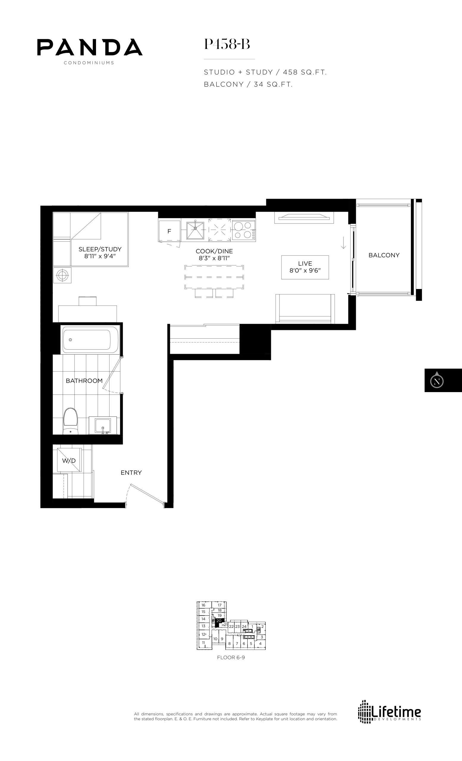 P458-B floor plan