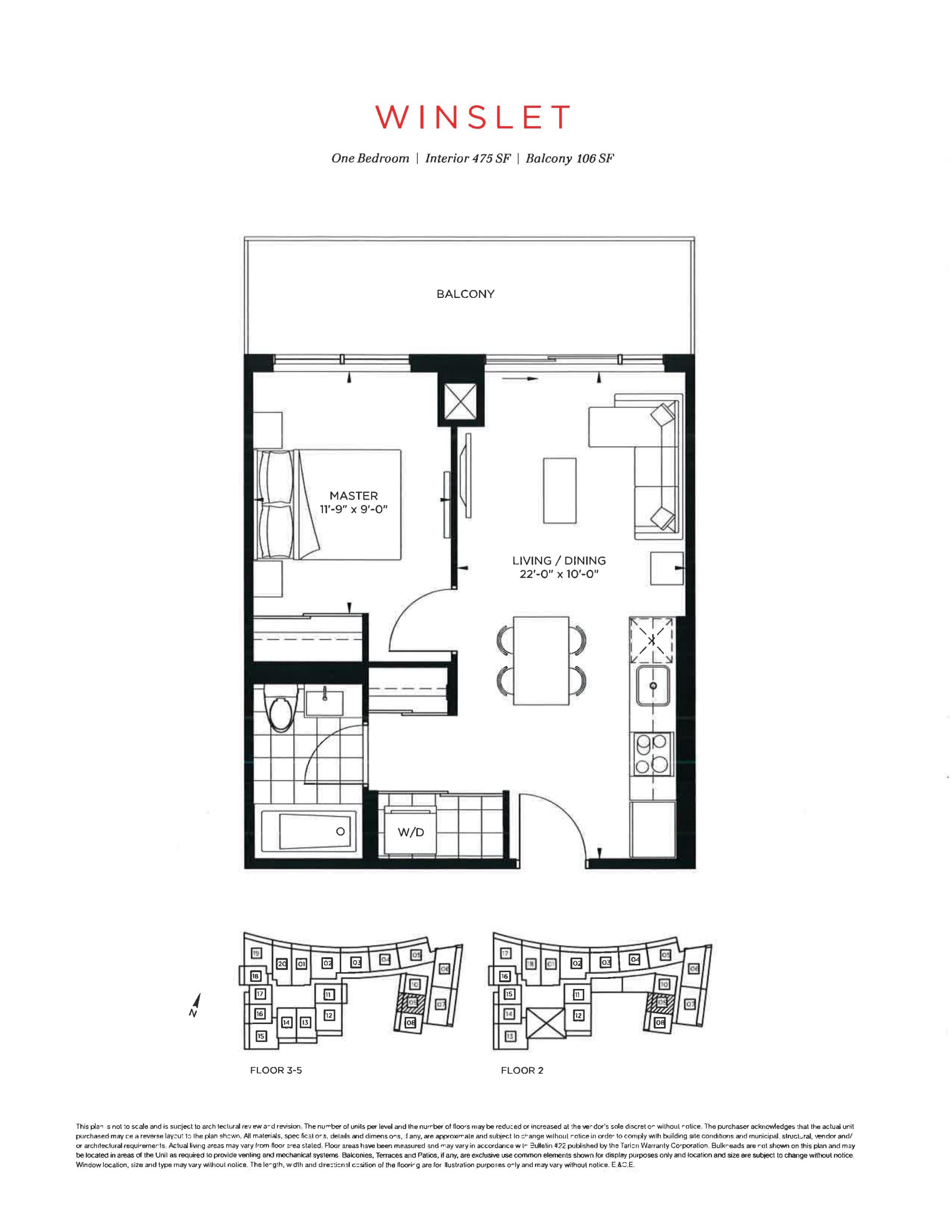 Winslet floor plan
