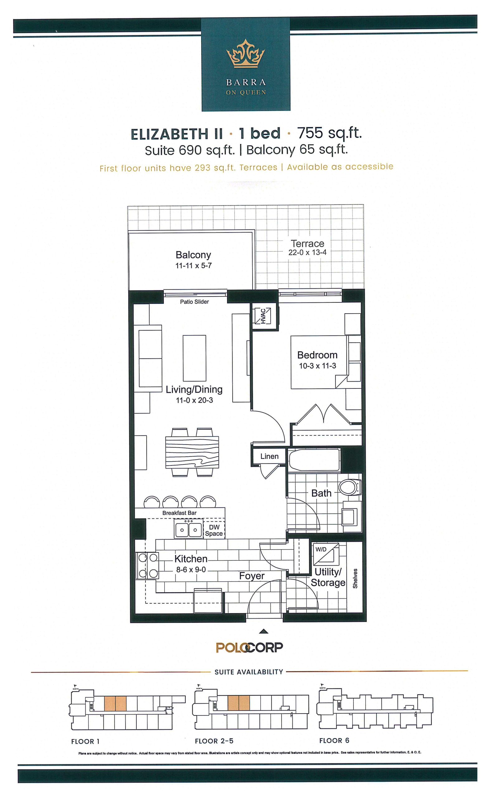 Elizabeth II (Balcony) floor plan