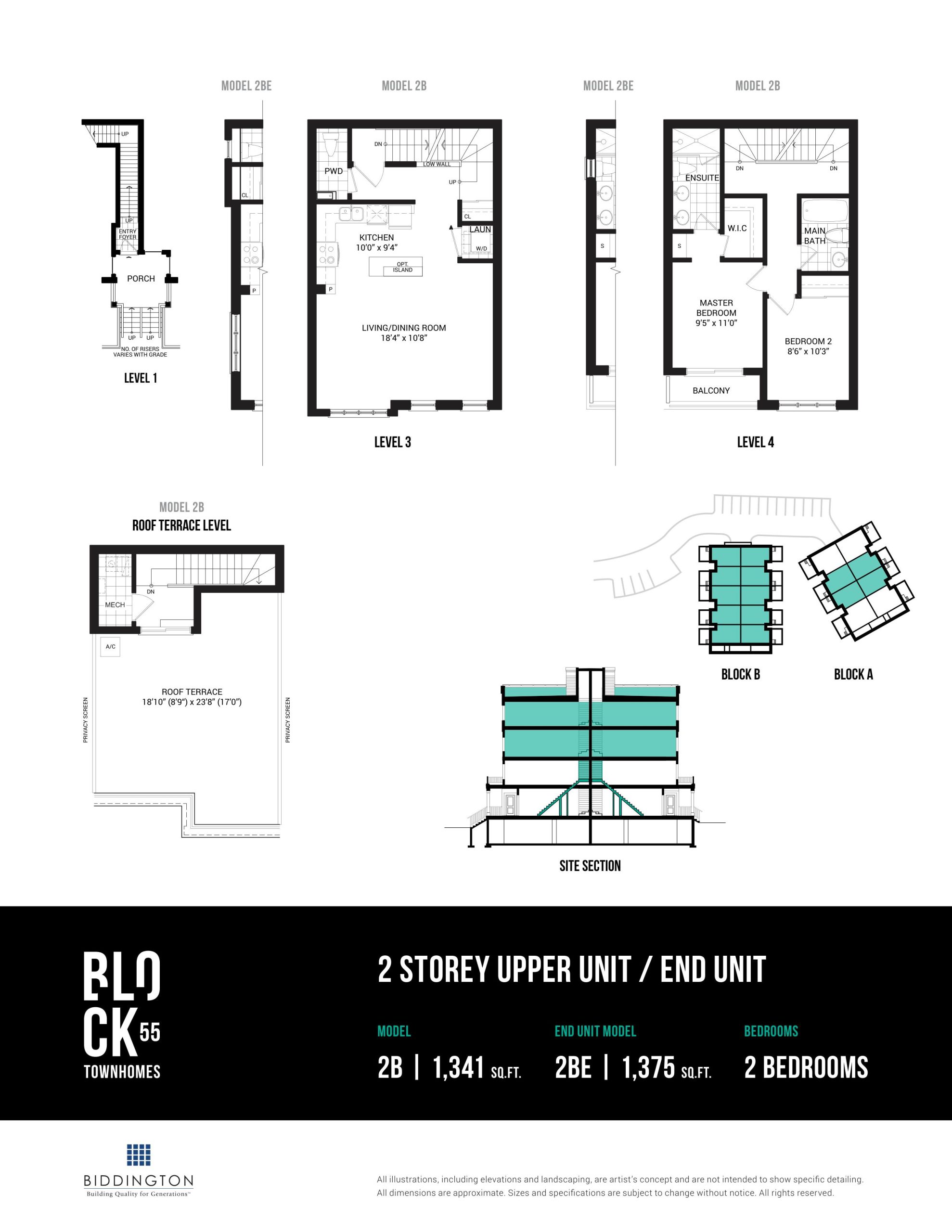 2B | 2BE floor plan