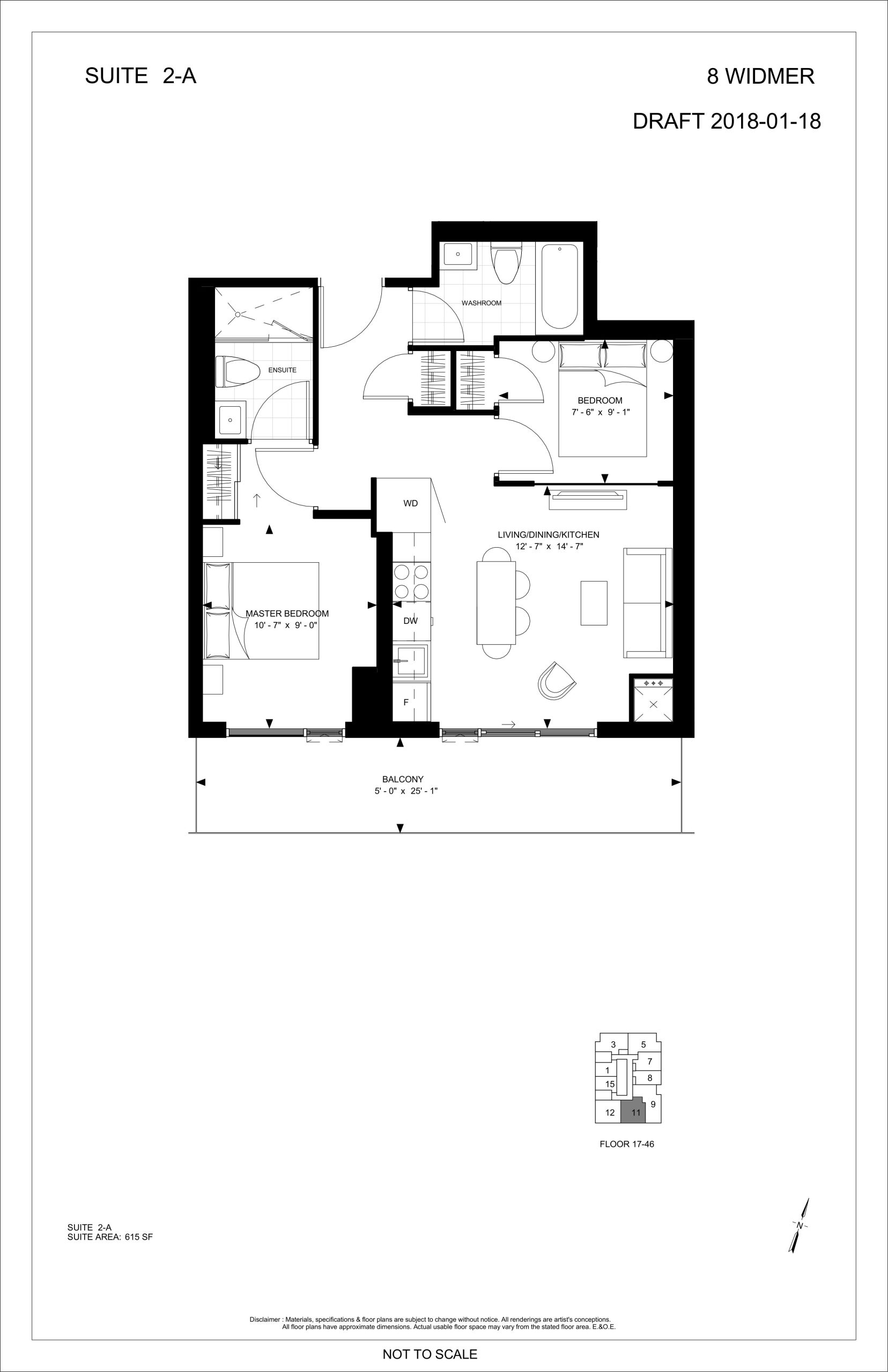 Suite 2-A floor plan