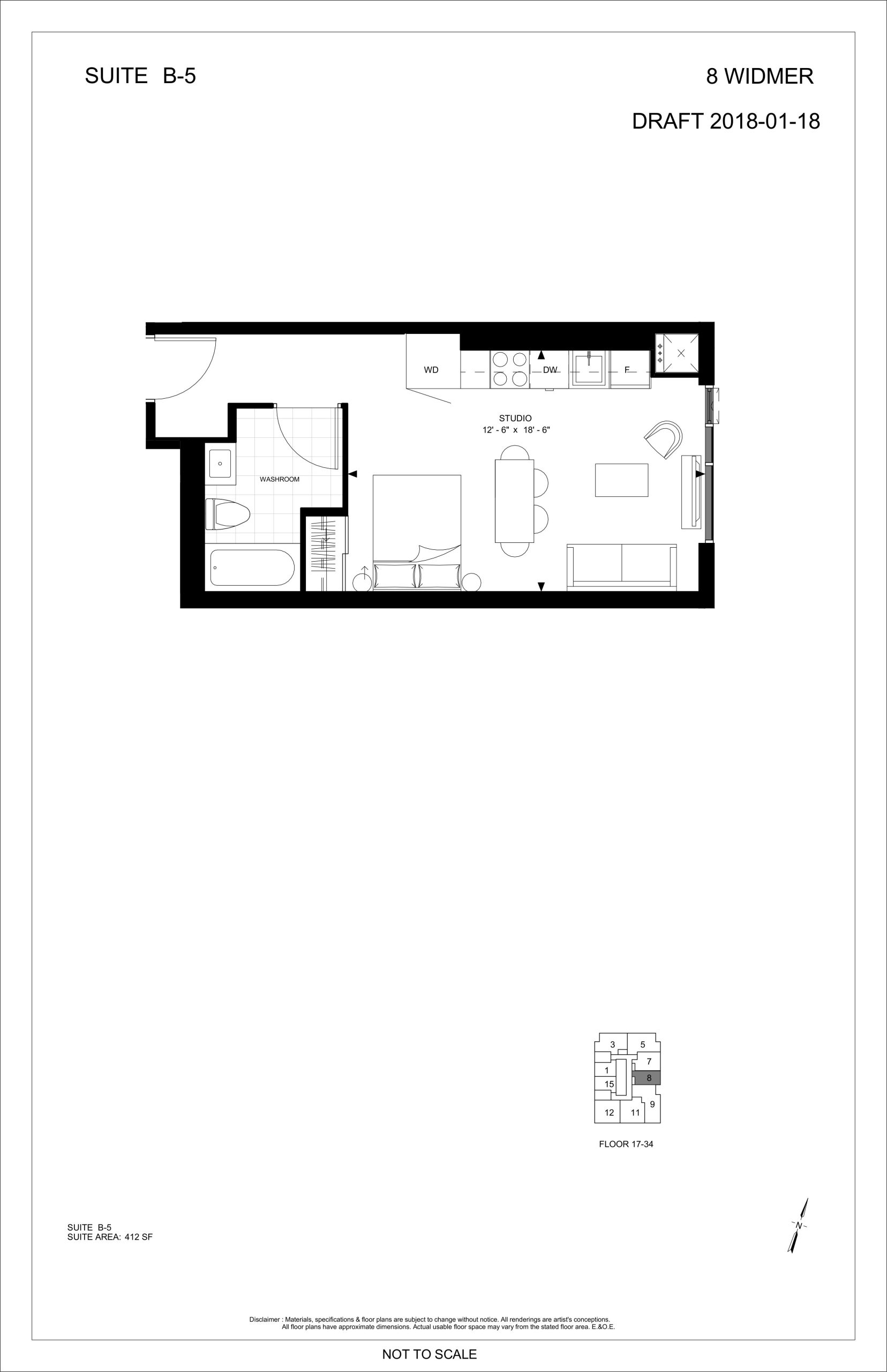 Suite B-5 floor plan