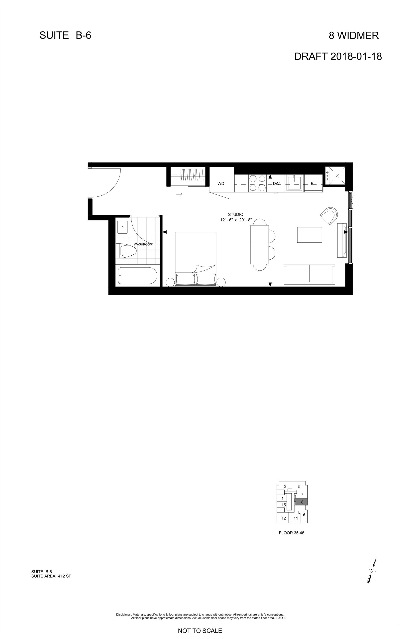 Suite B-6 floor plan