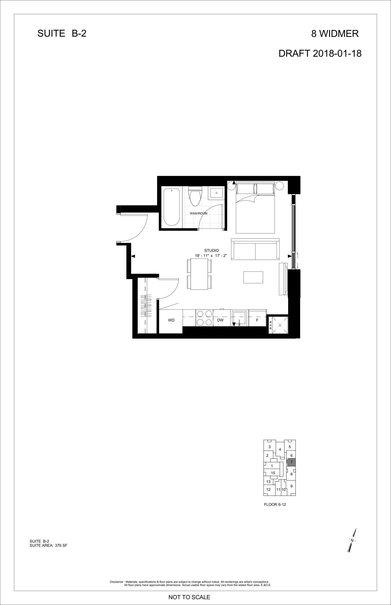 Suite B-2 floor plan
