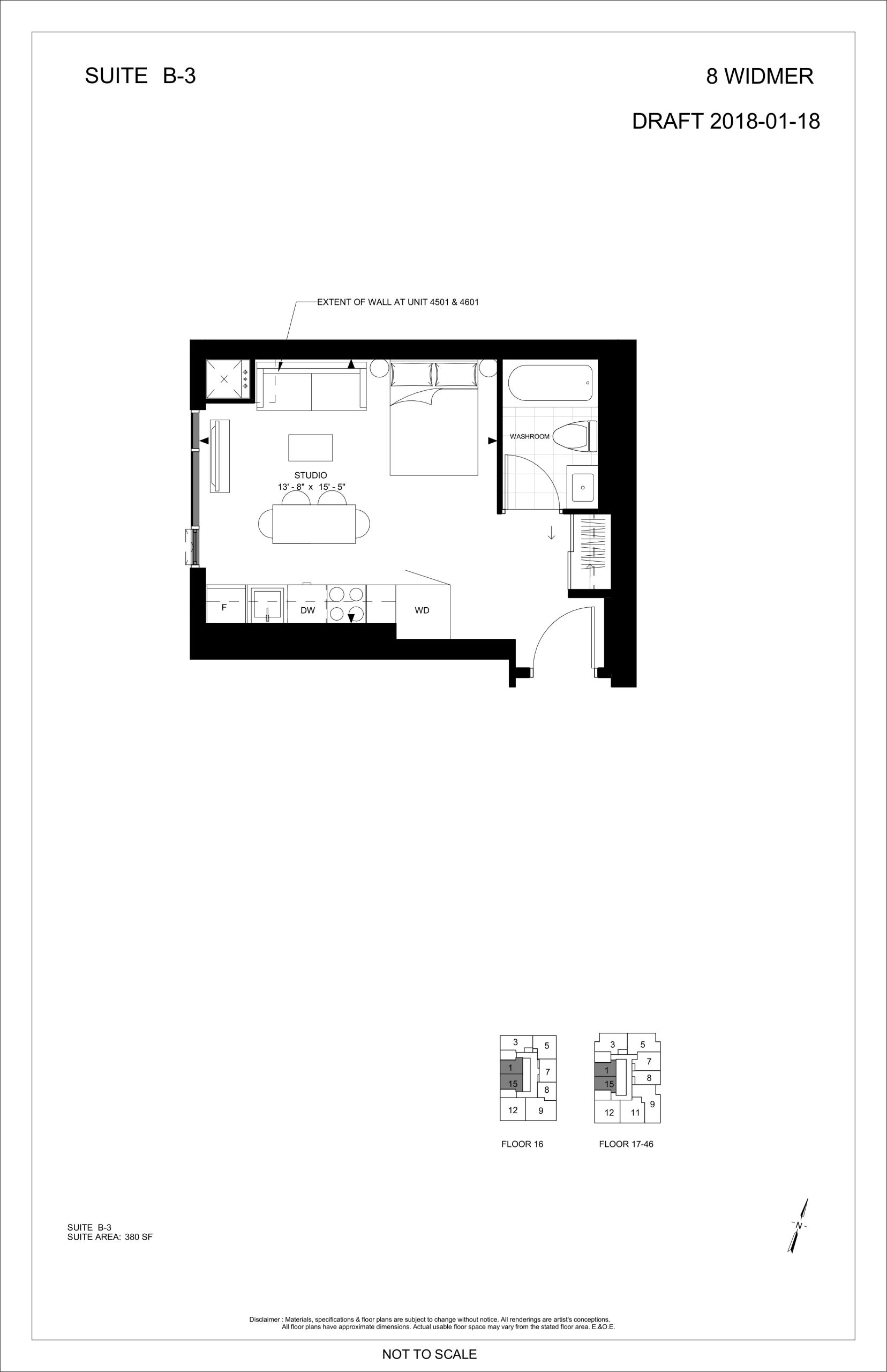 Suite B-3 floor plan