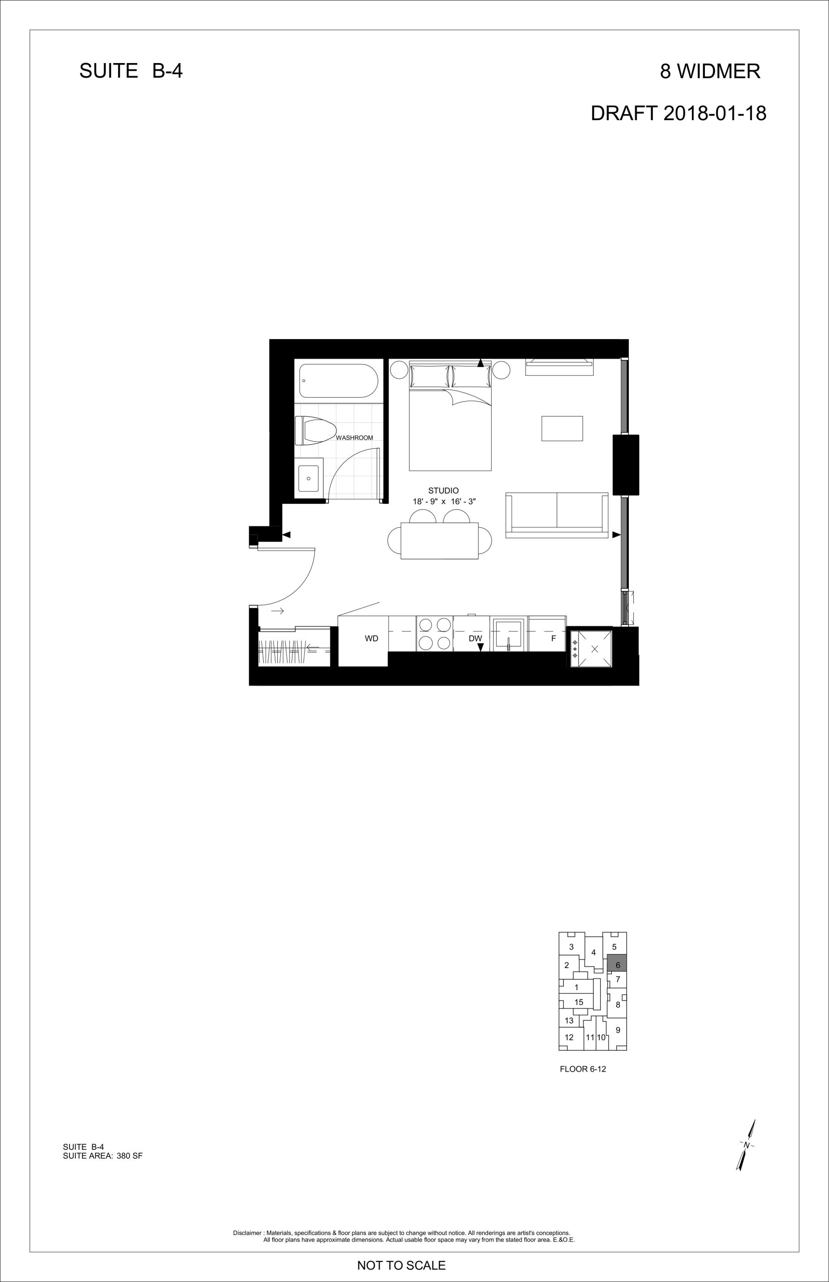 Suite B-4 floor plan