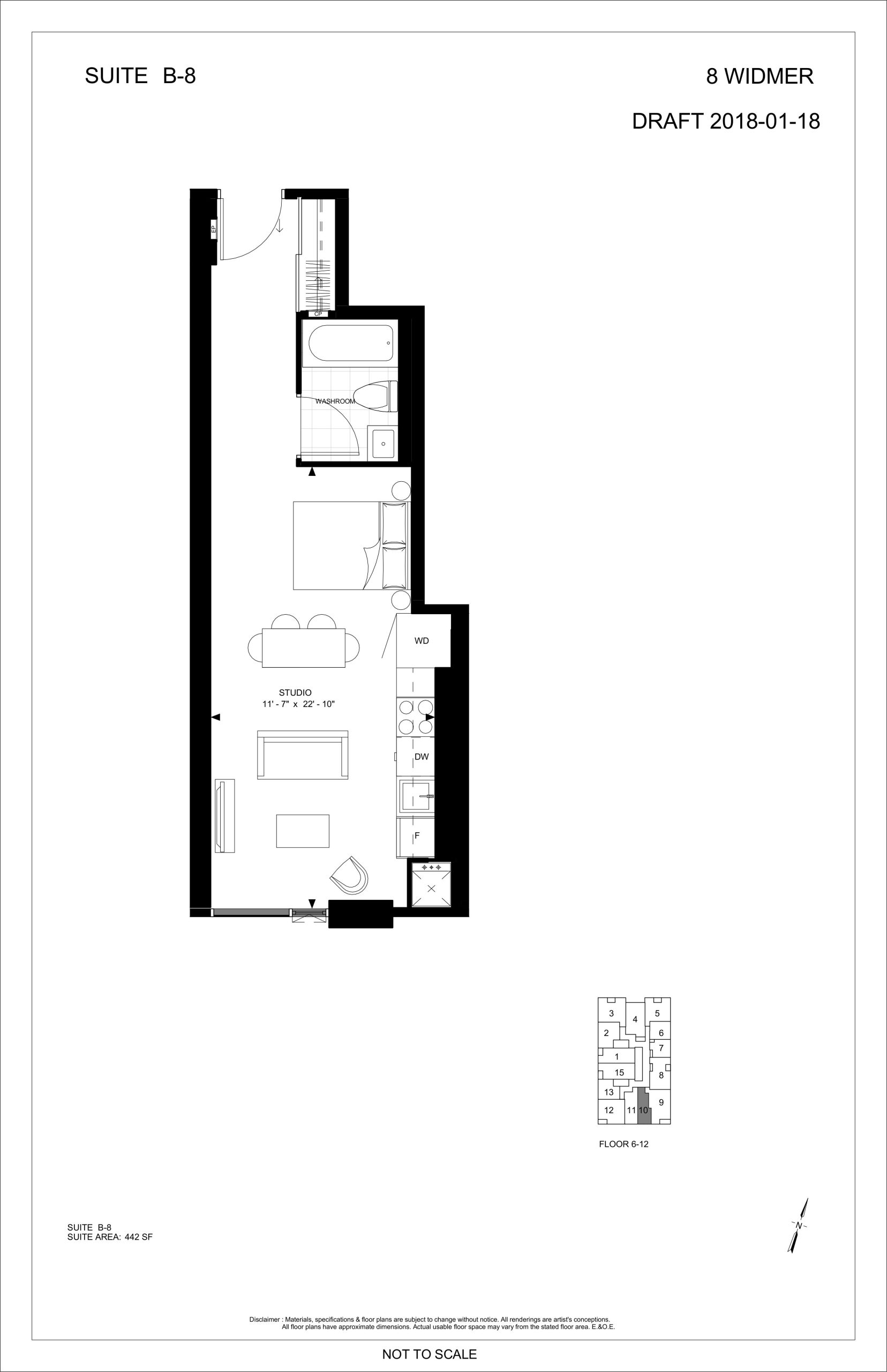 Suite B-8 floor plan