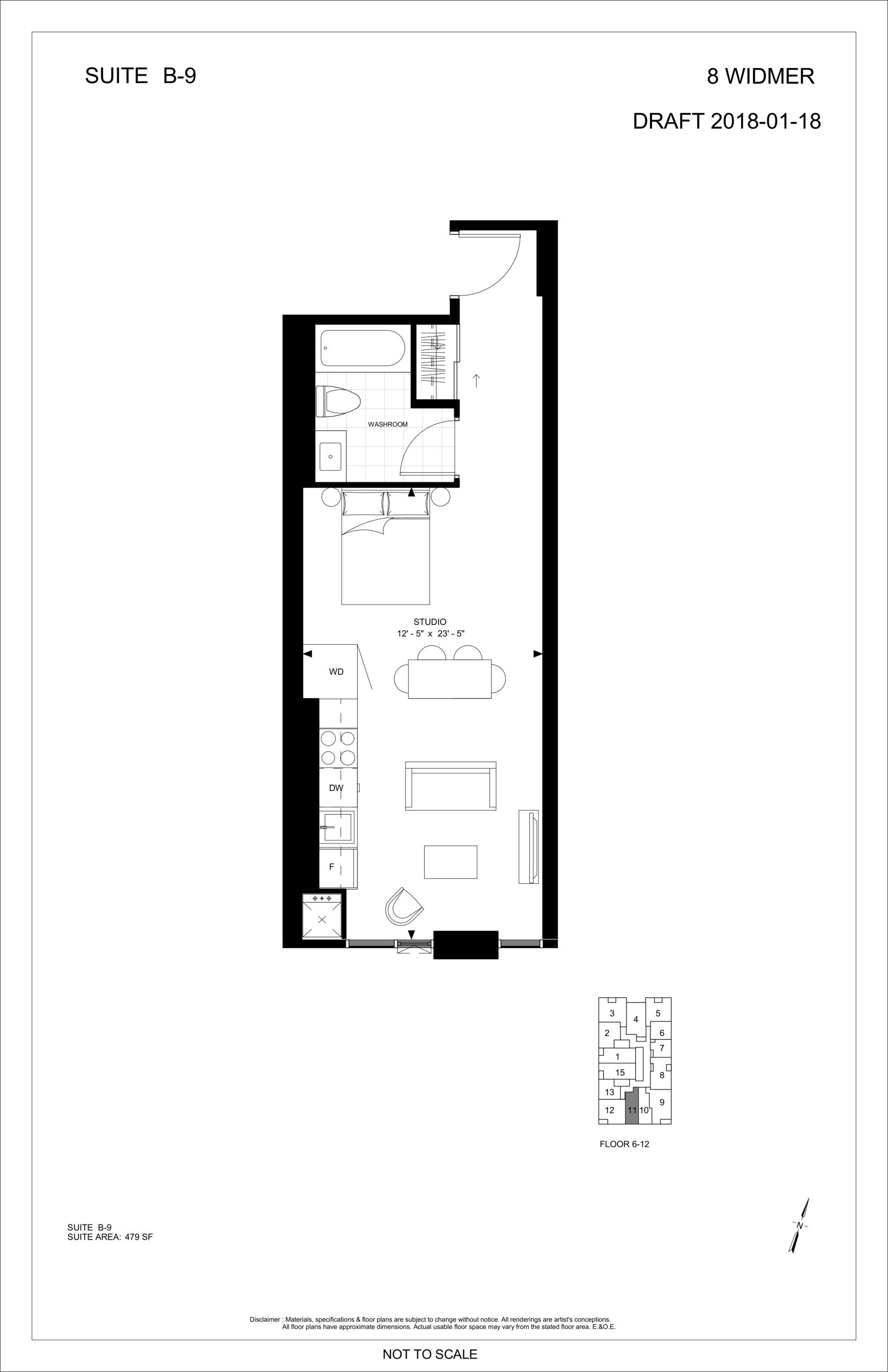 Suite B-9 floor plan