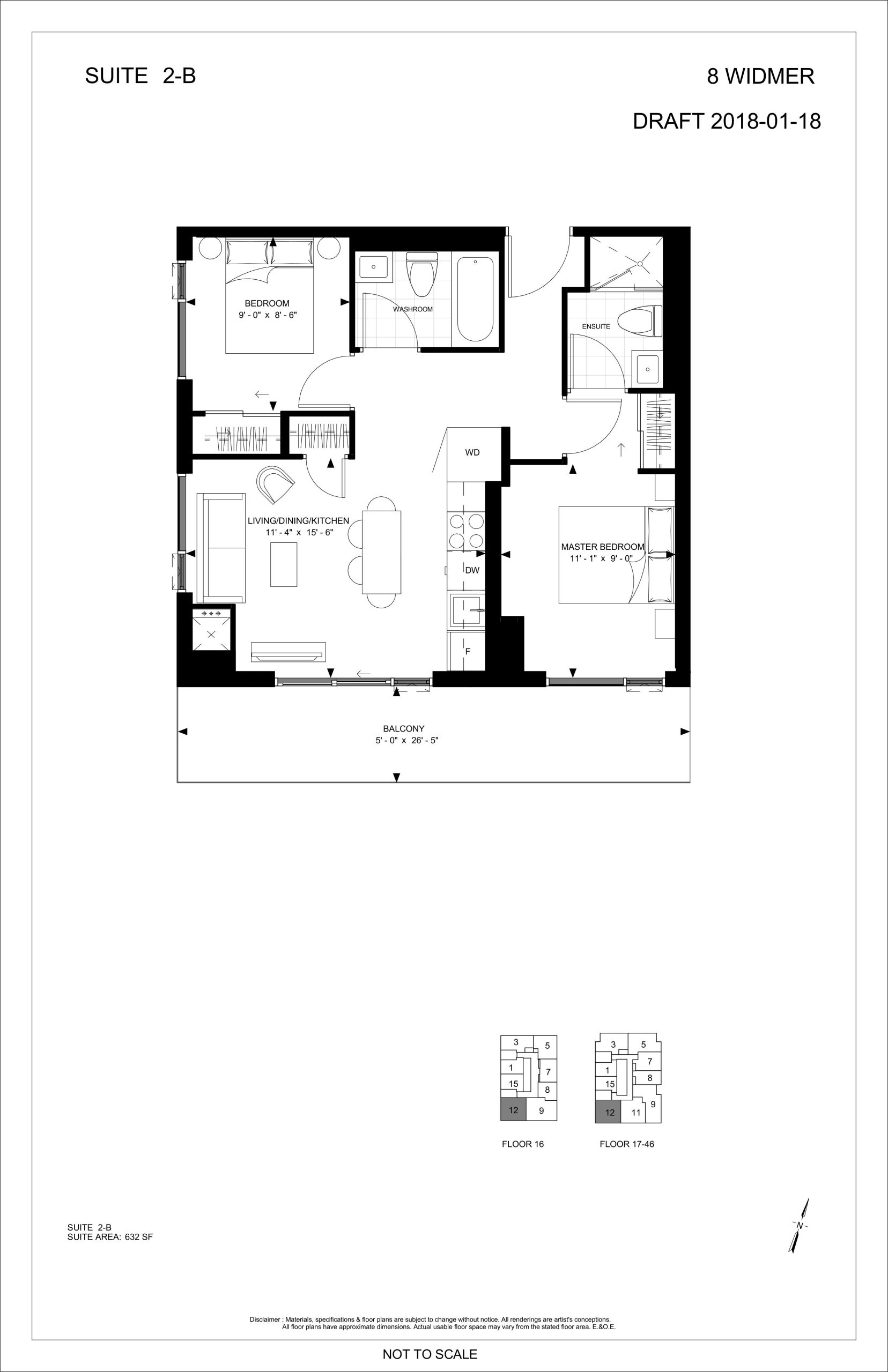 Suite 2-B floor plan