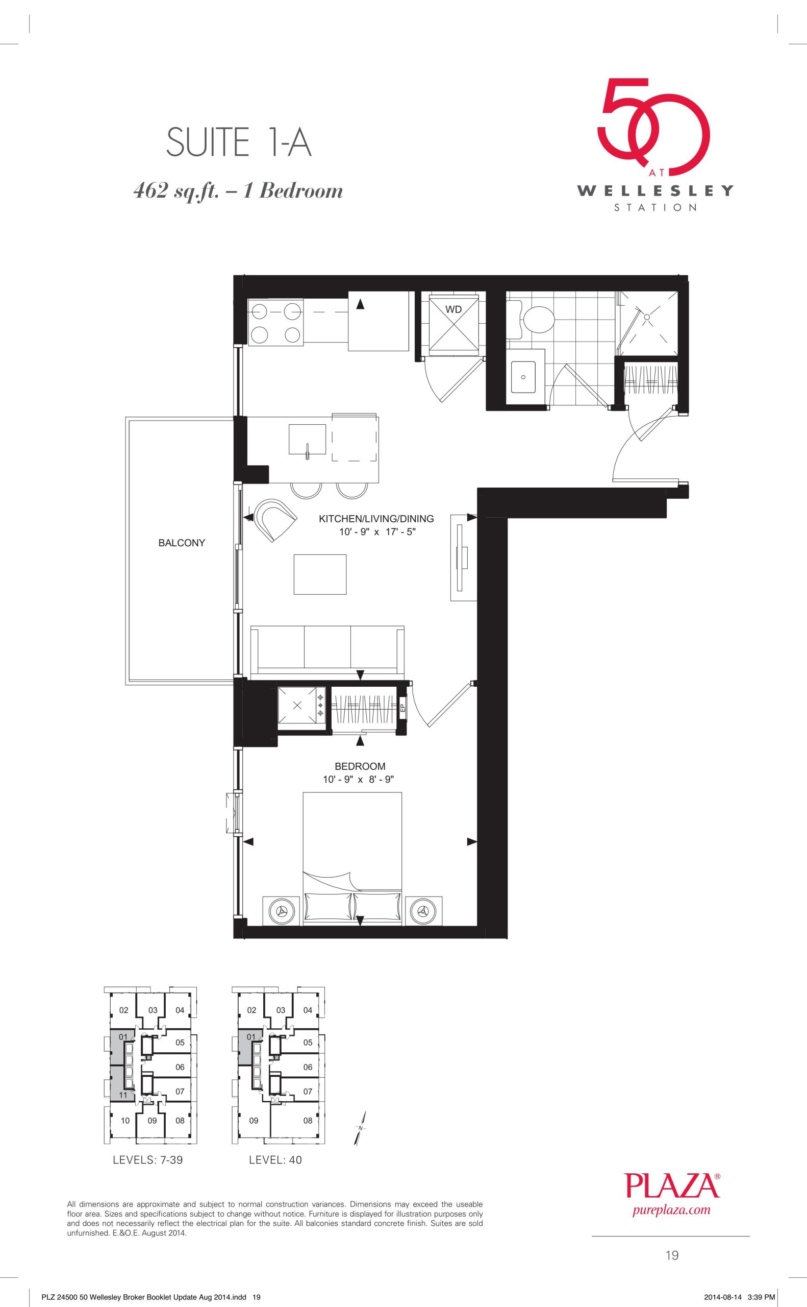 Suite 1-A floor plan