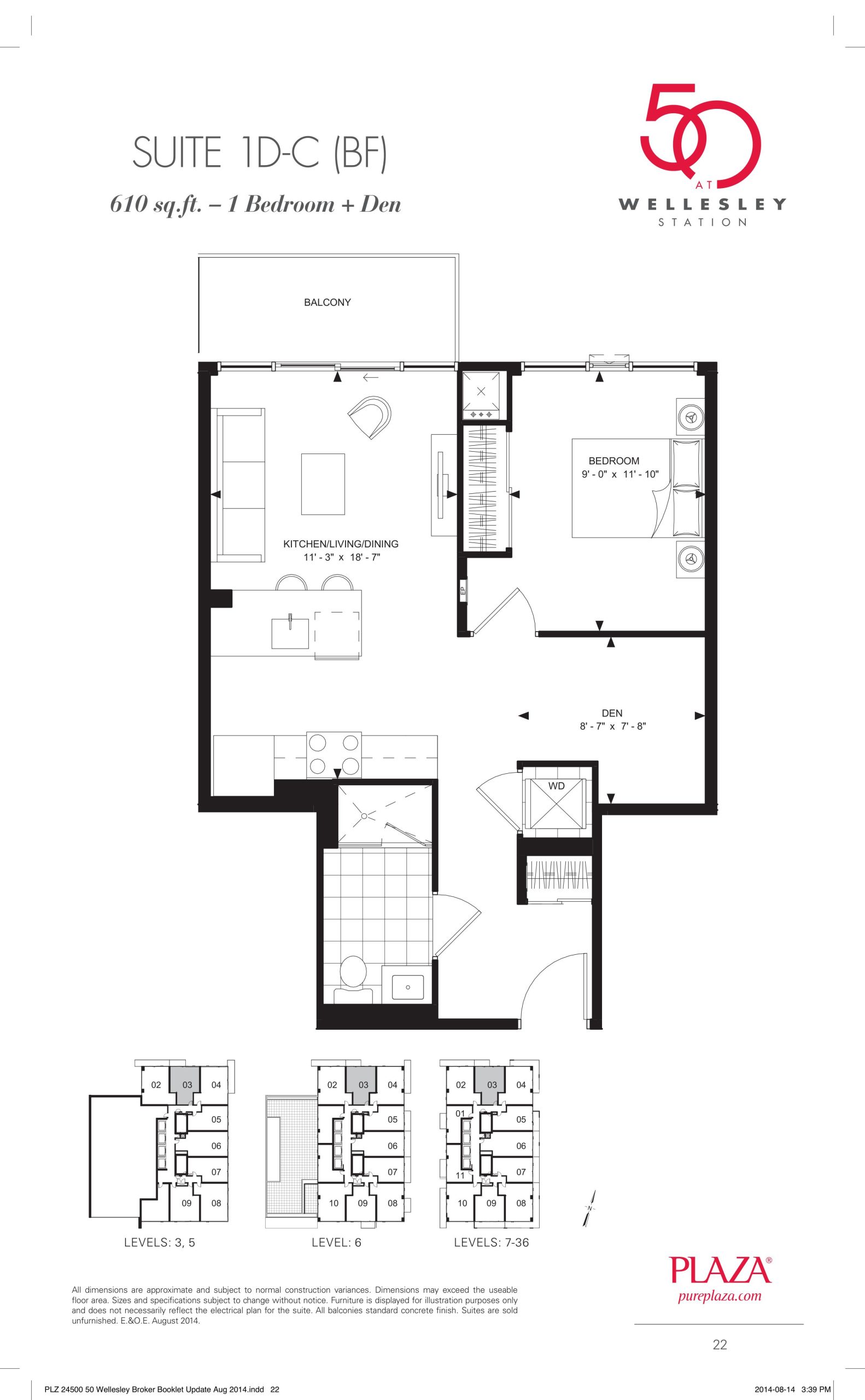 Suite 1D-C (BF) floor plan