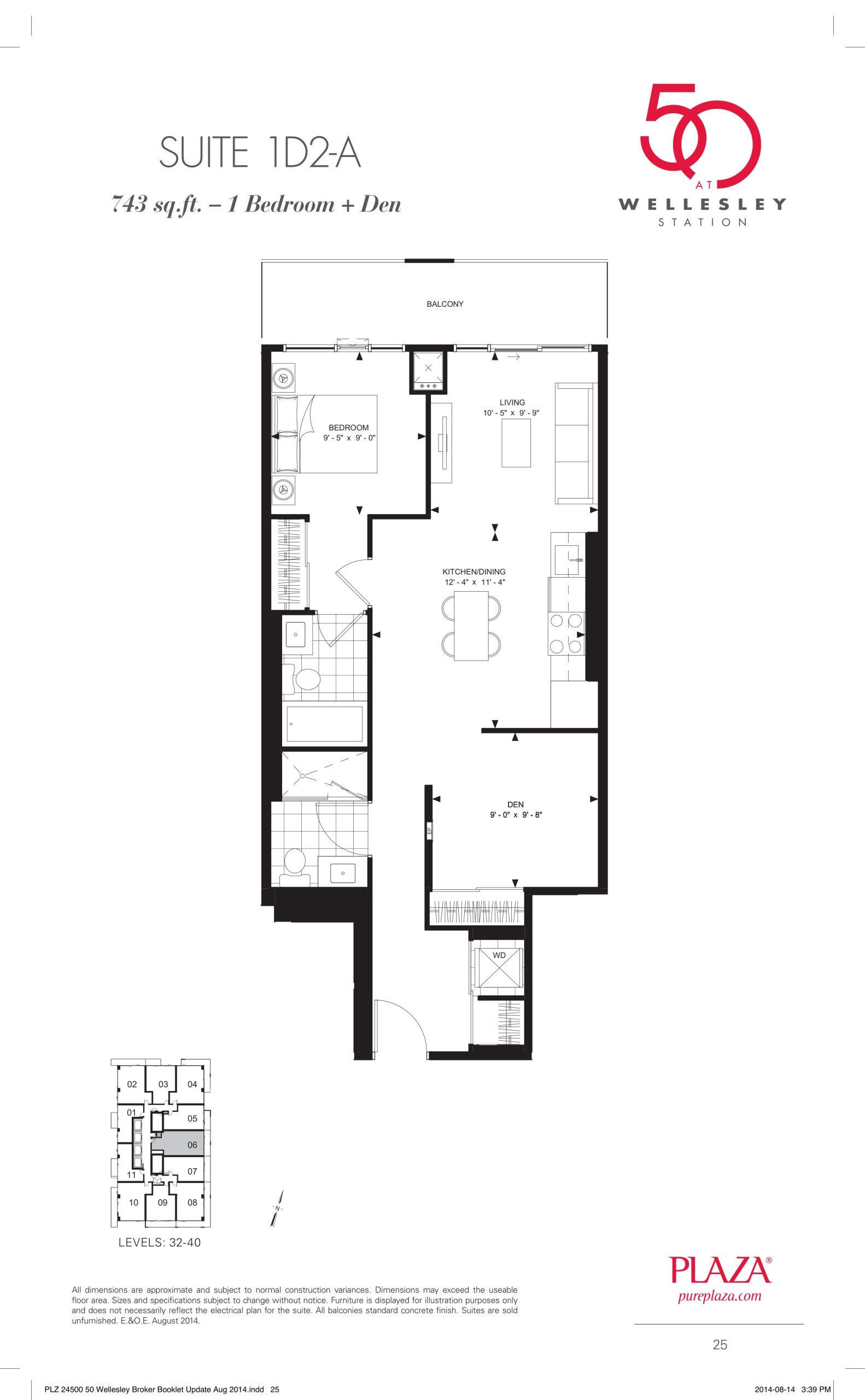 Suite 1D2-A floor plan