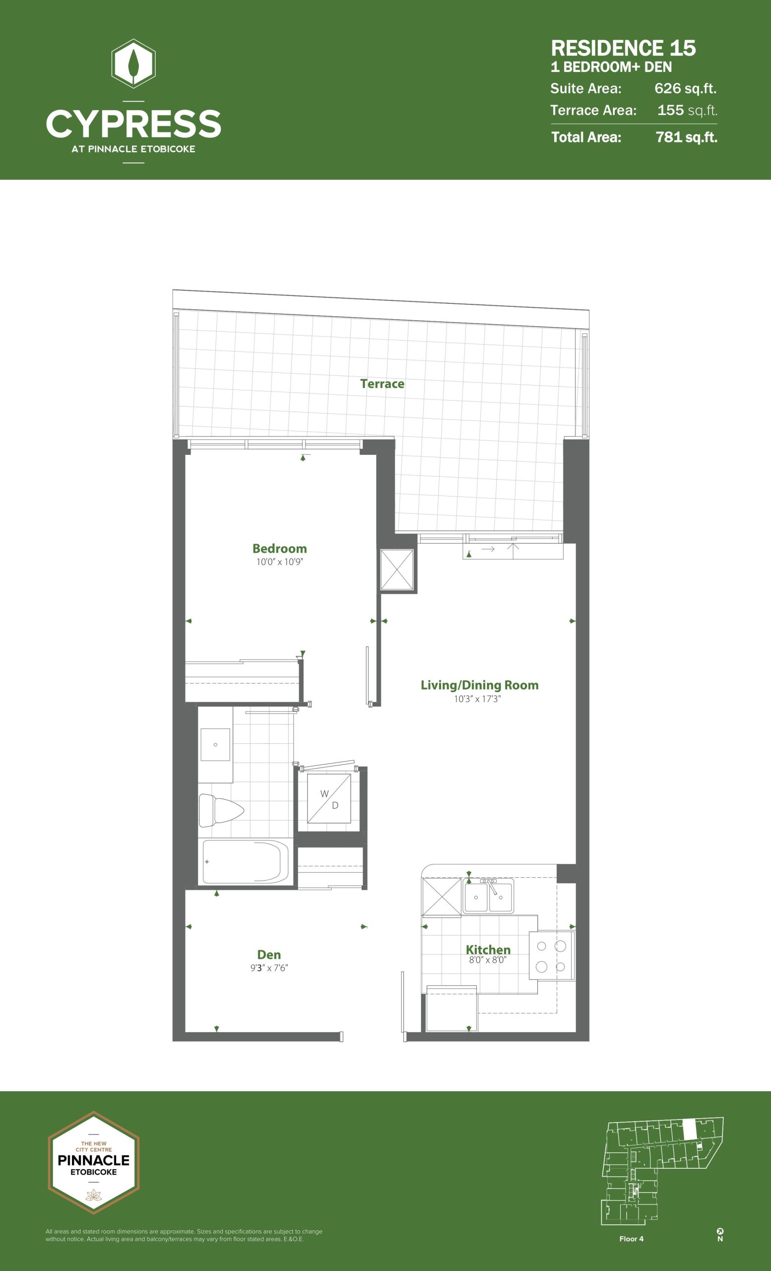 Residence 15 floor plan