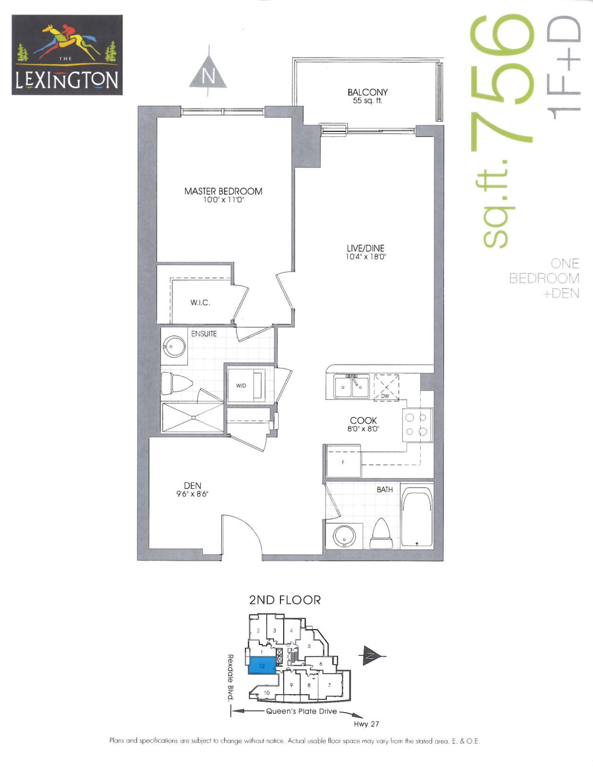1F+D floor plan
