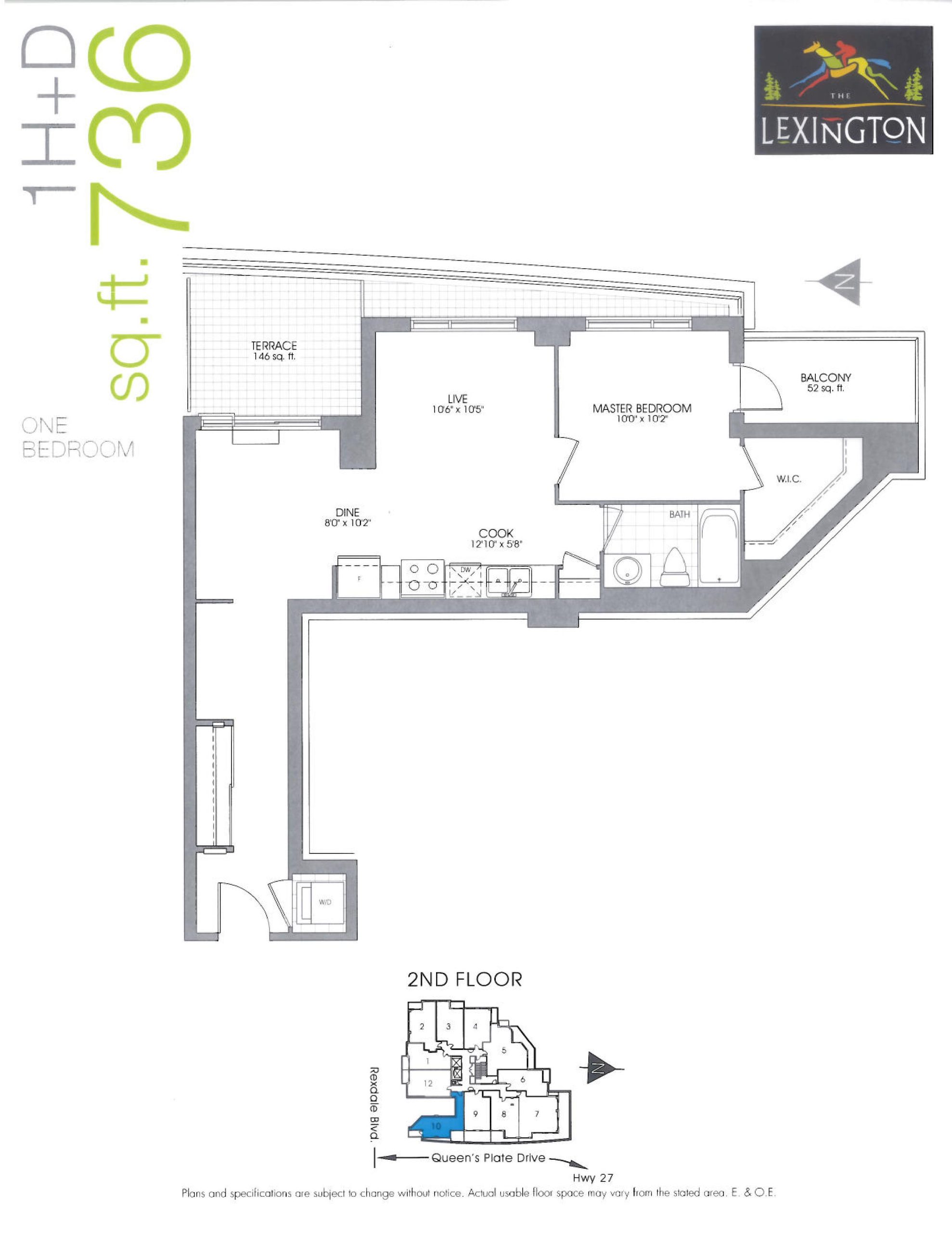 1H+D floor plan