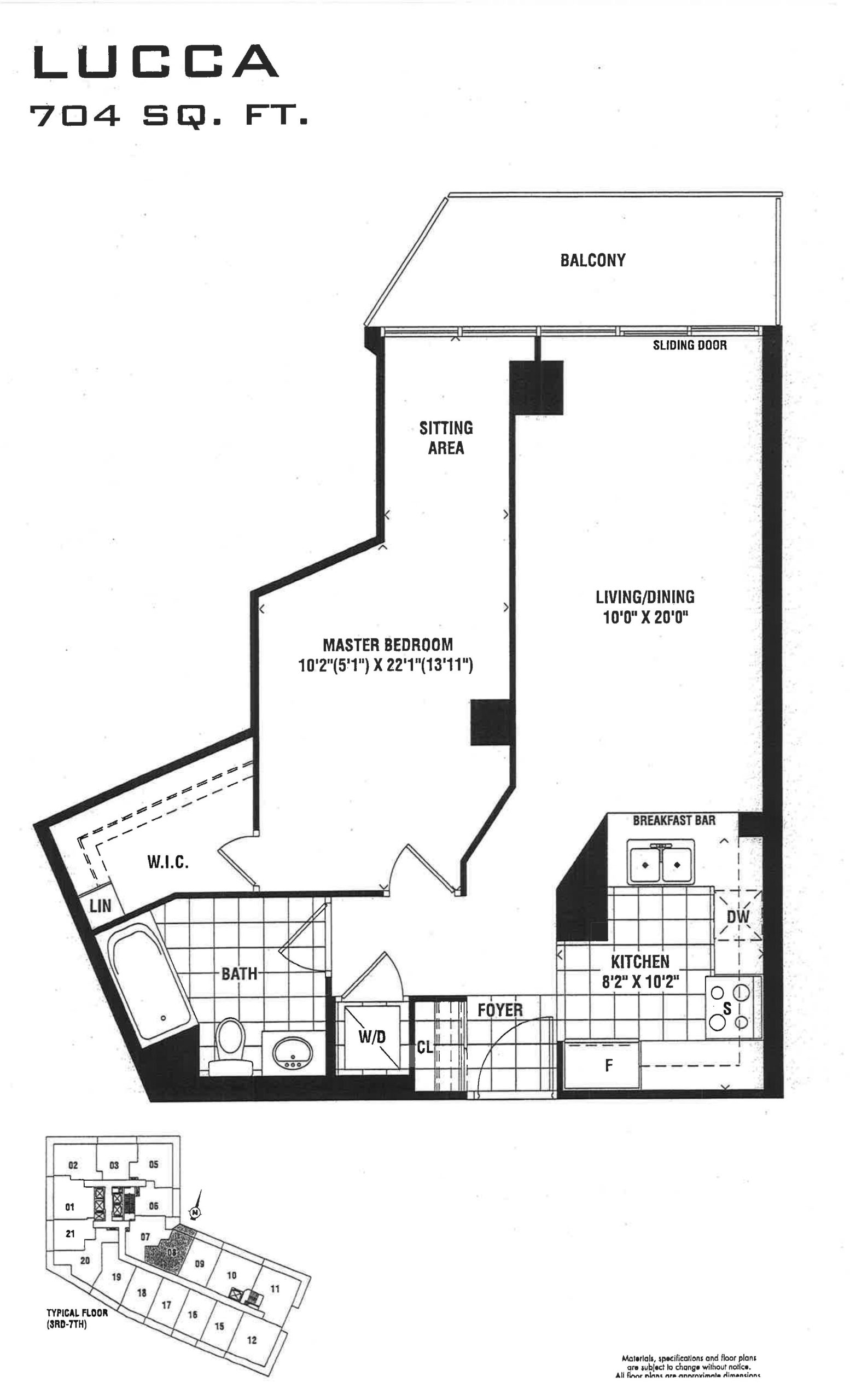 Lucca floor plan