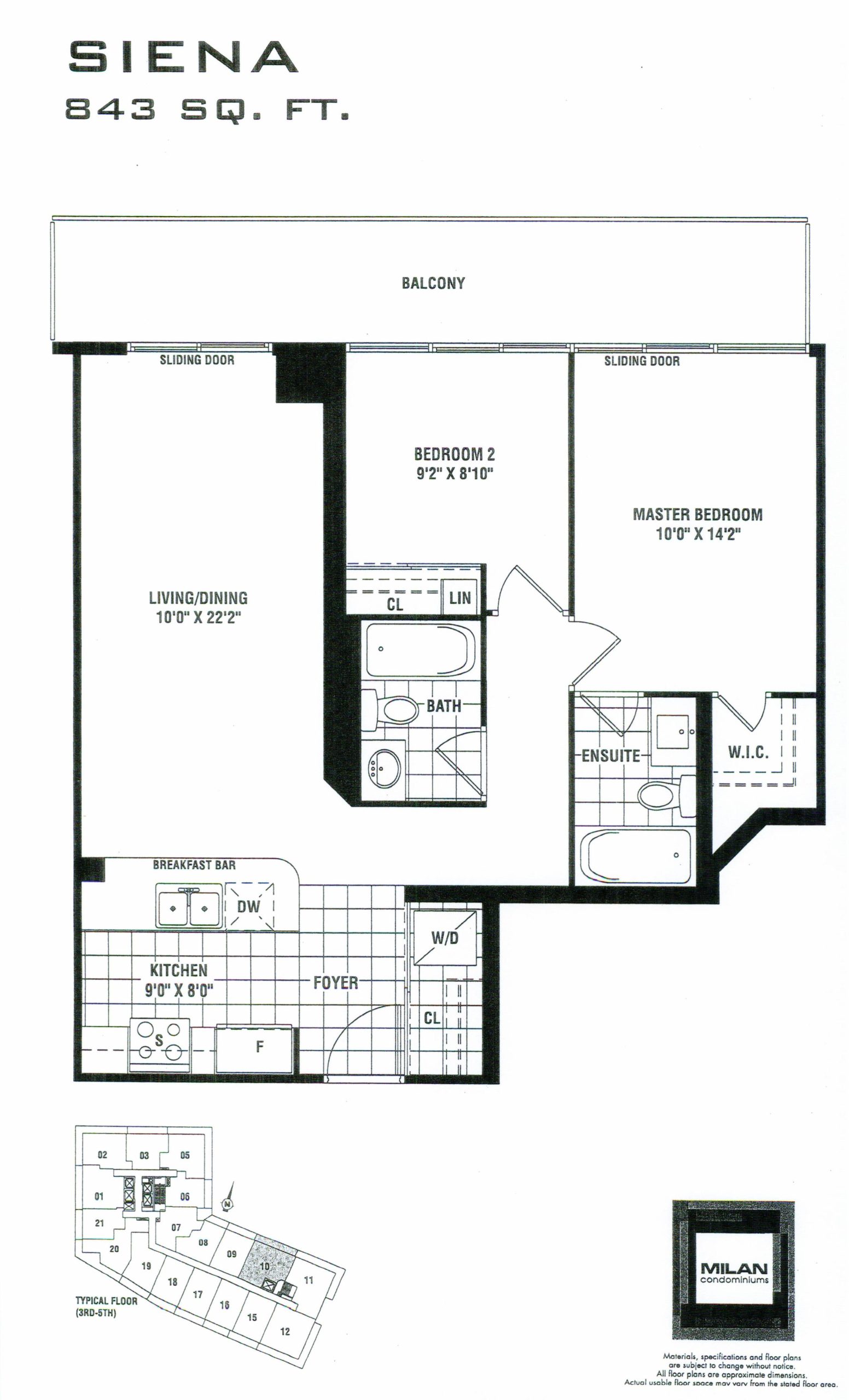 Siena floor plan