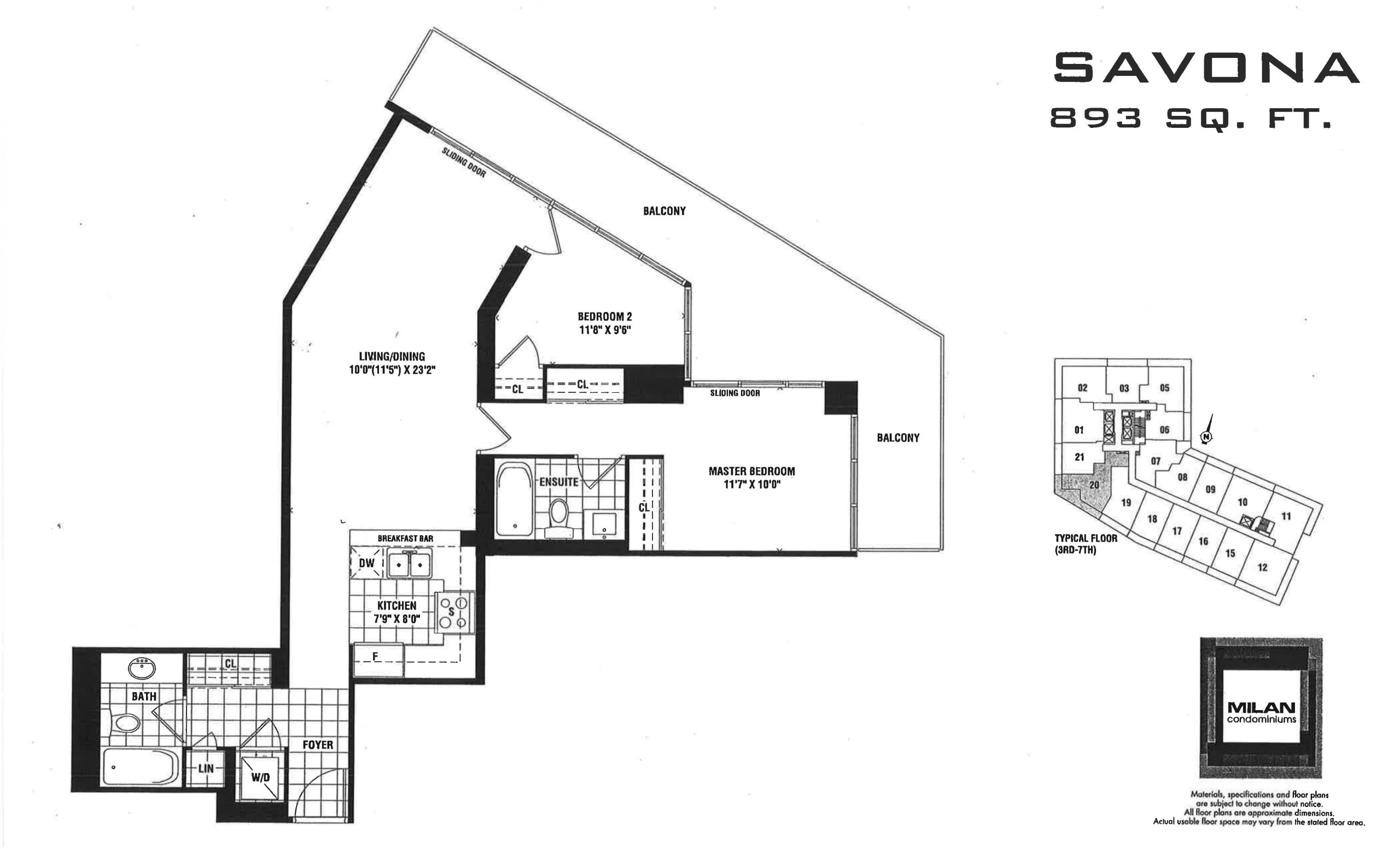 Savona floor plan