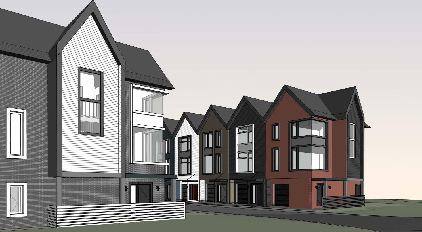 Riverside Towns on Brock in Pickering — rendering 4