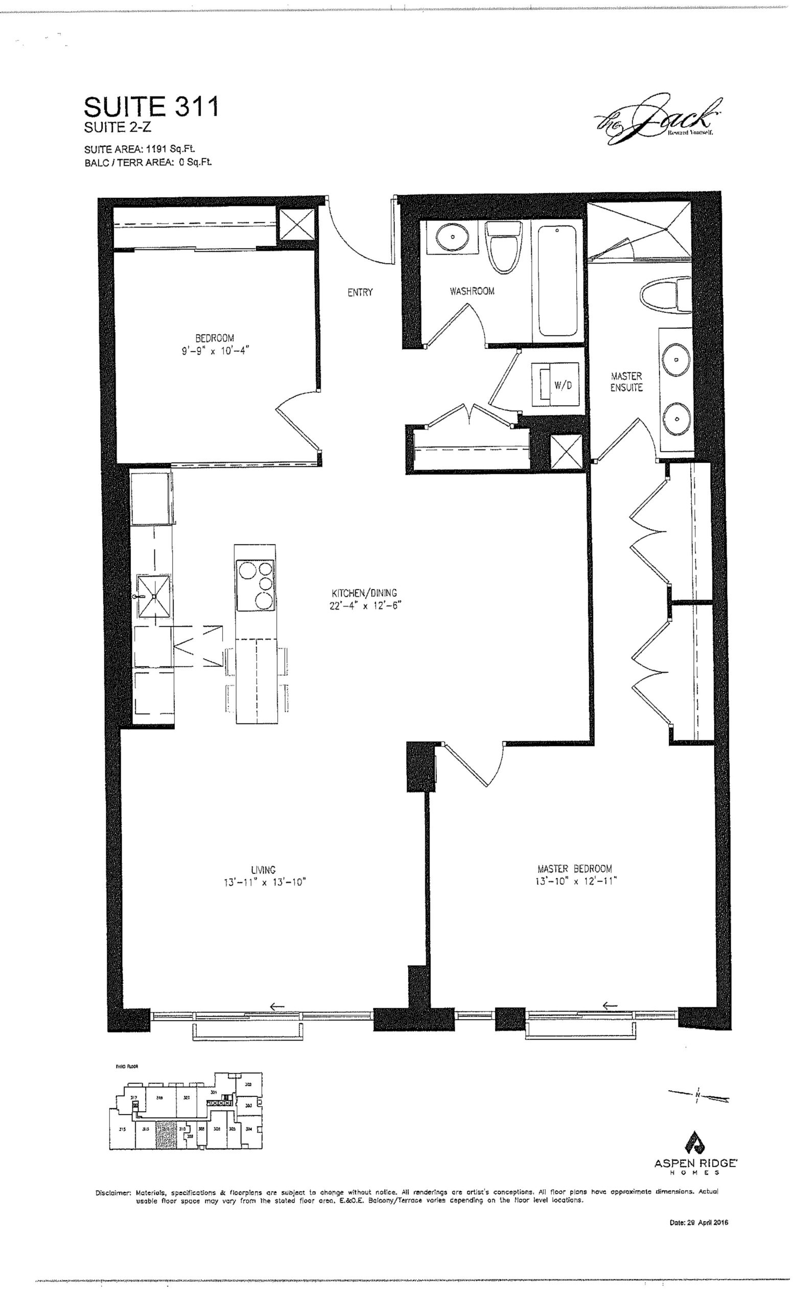 Suite 311 floor plan