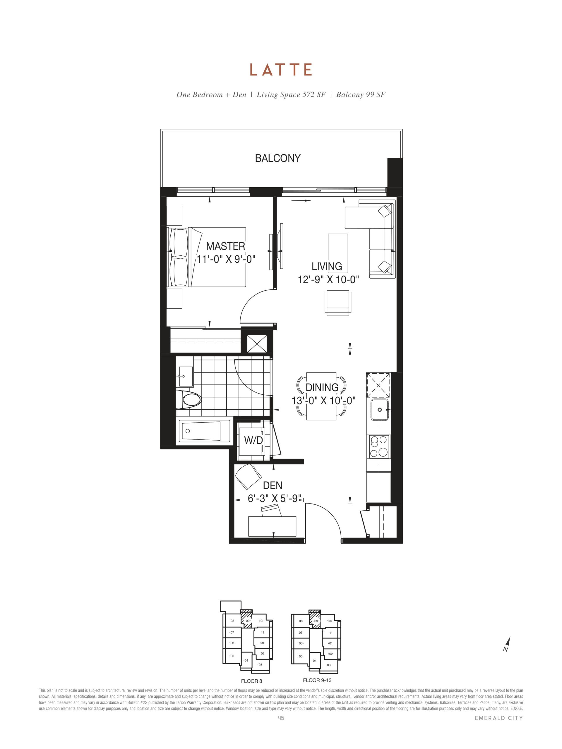 Latte floor plan