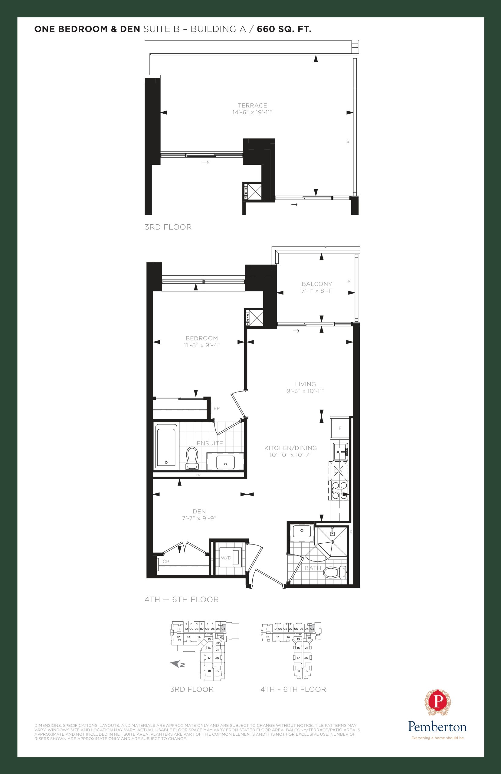 Suite B - Building A floor plan