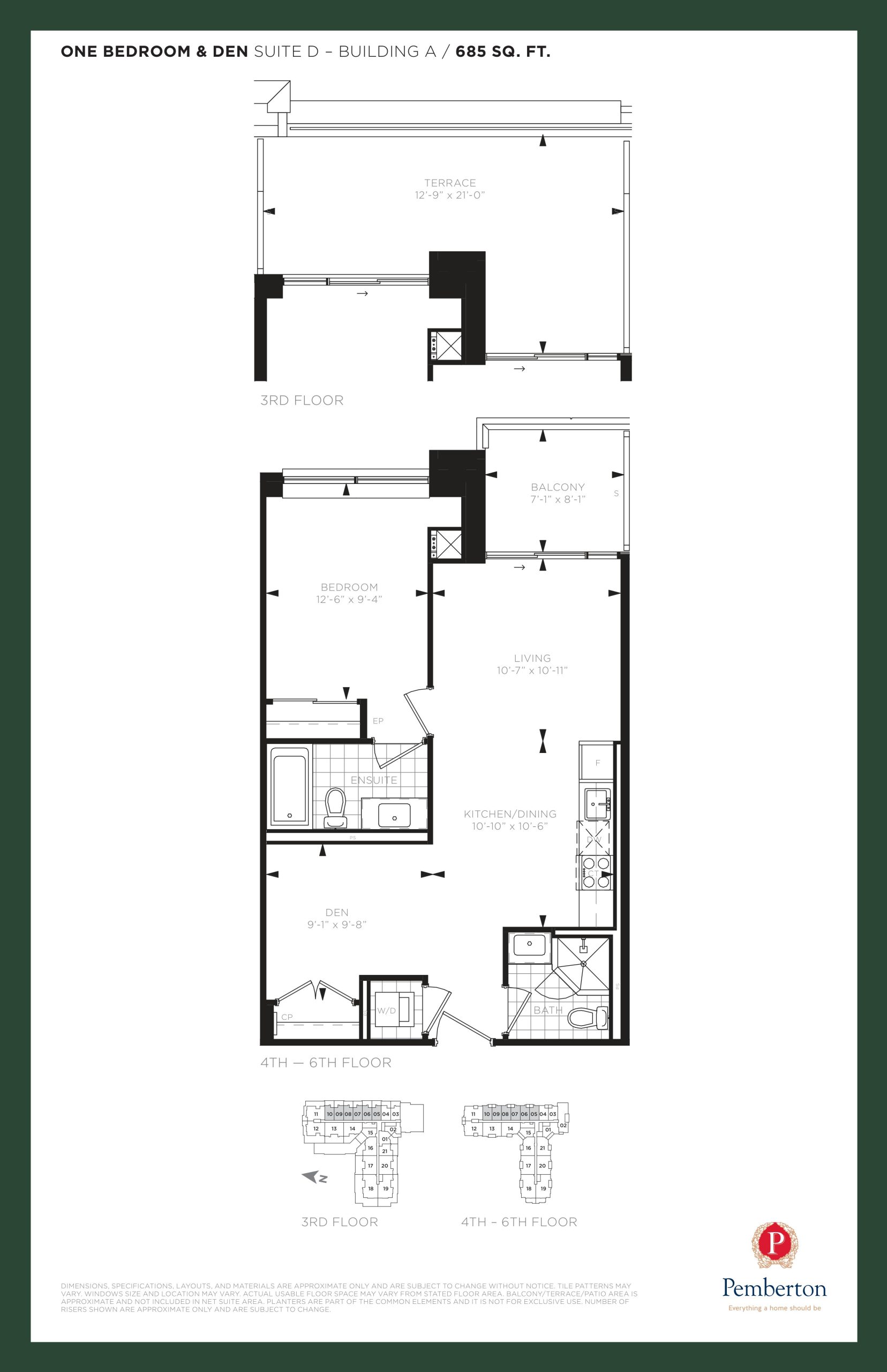 Suite D - Building A floor plan