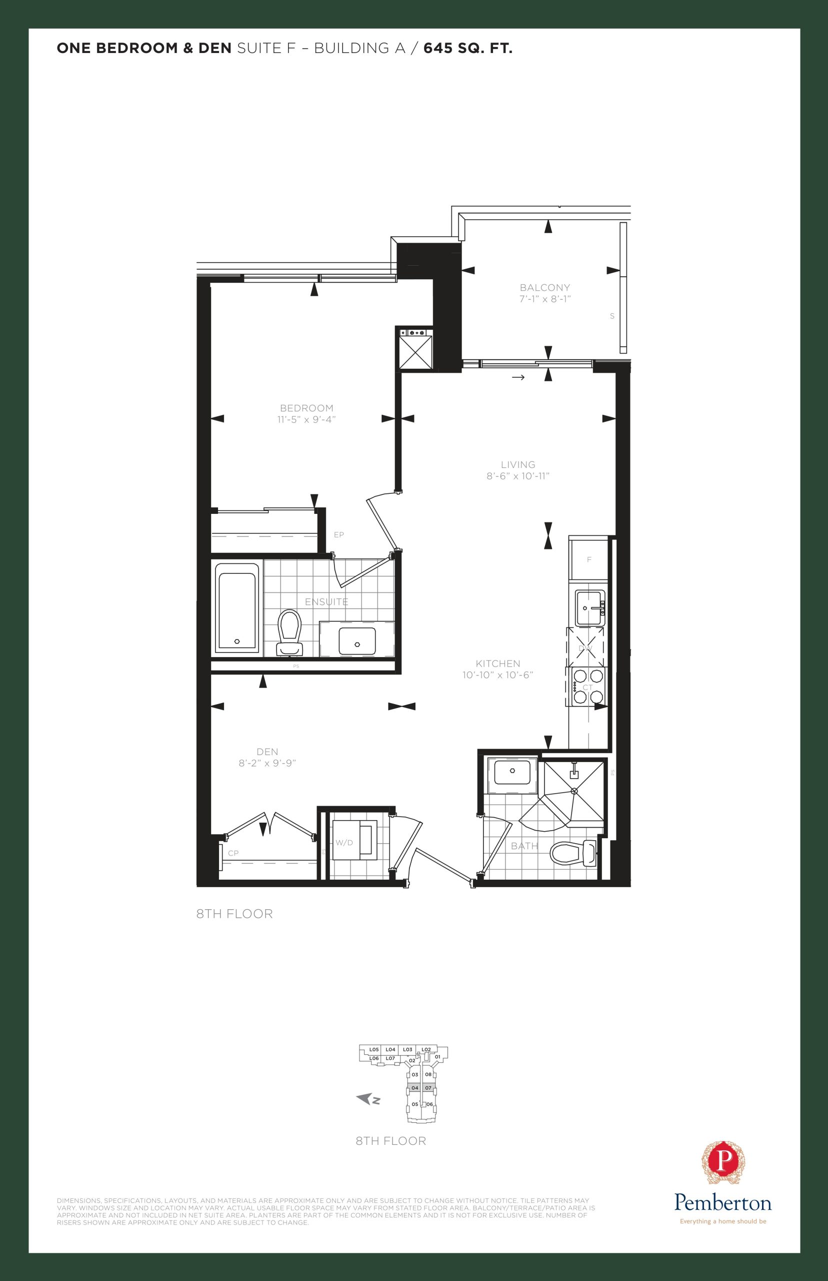 Suite F - Building A floor plan