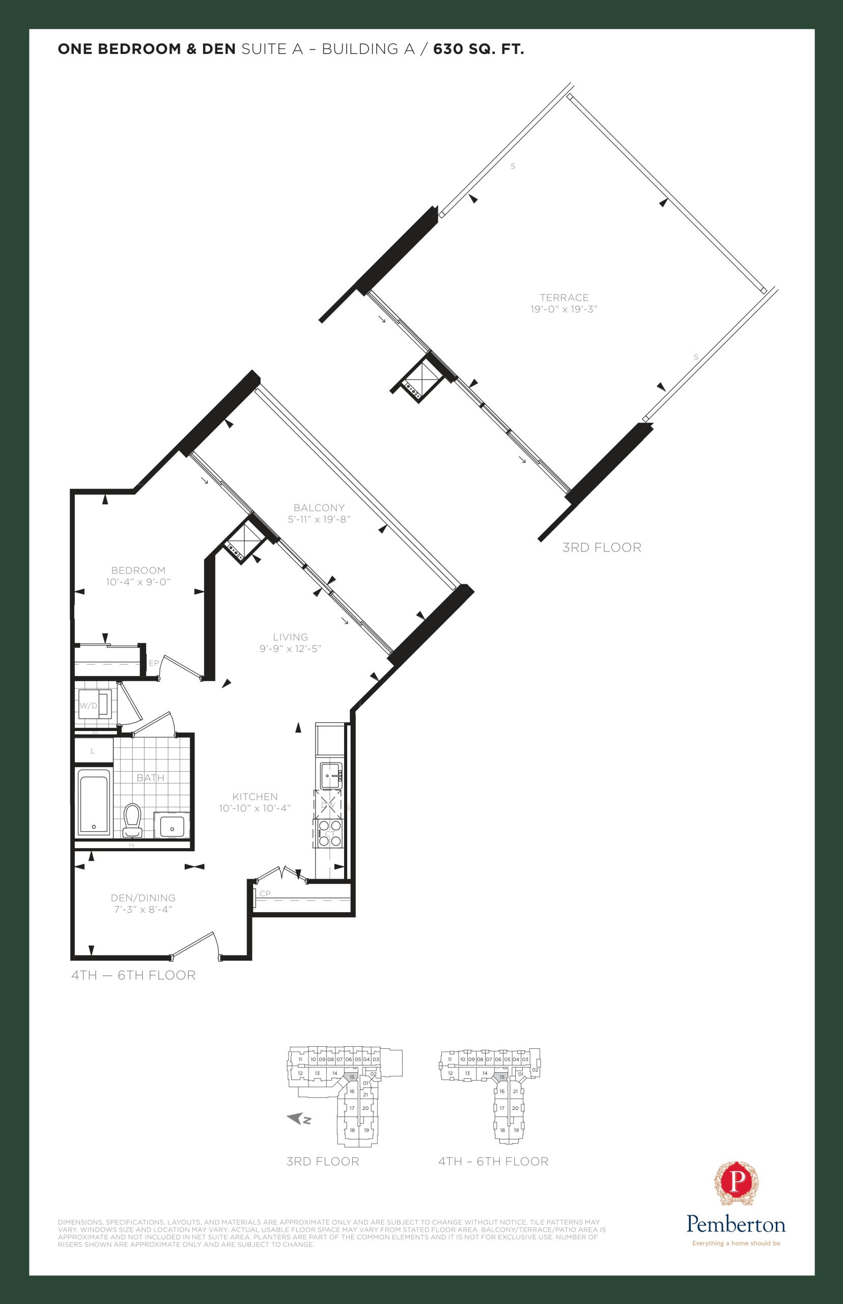 Suite H - Building A floor plan