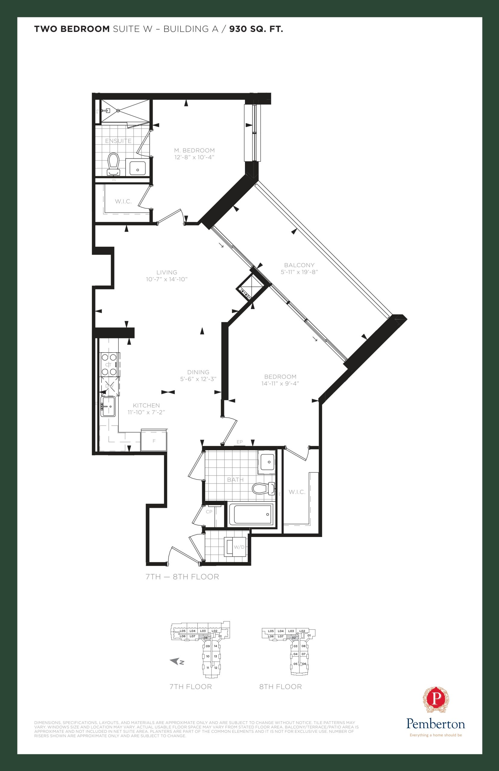 Suite W - Building A floor plan