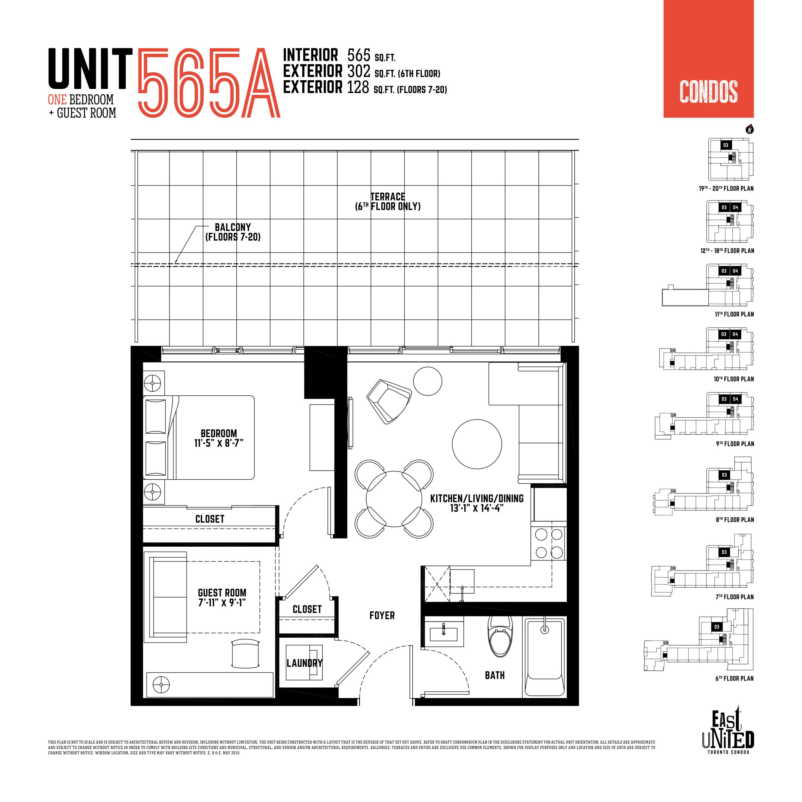 565A floor plan
