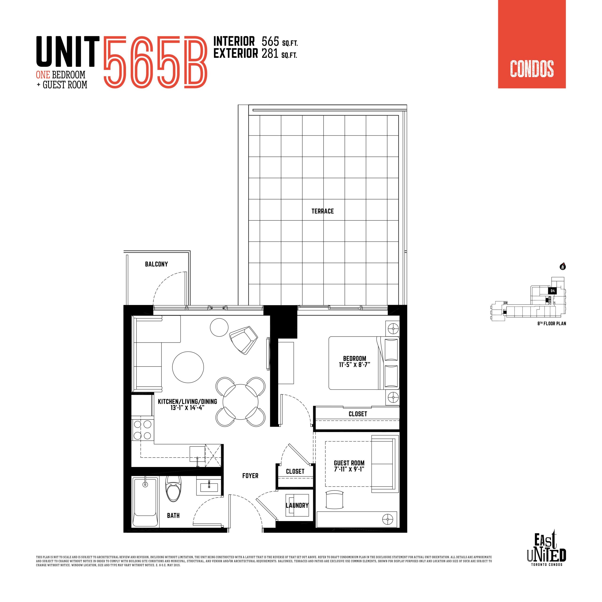565B floor plan