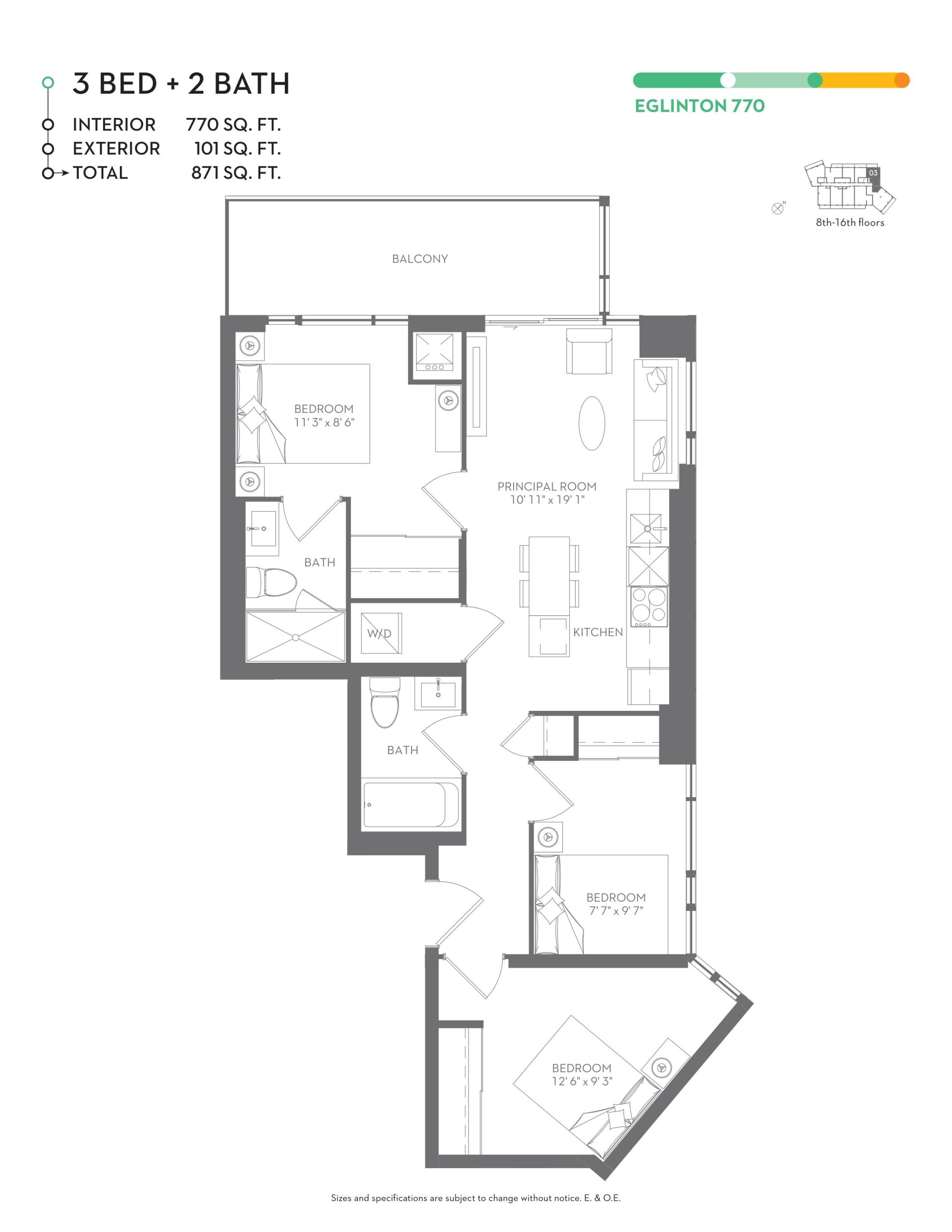 Eglinton 770 floor plan