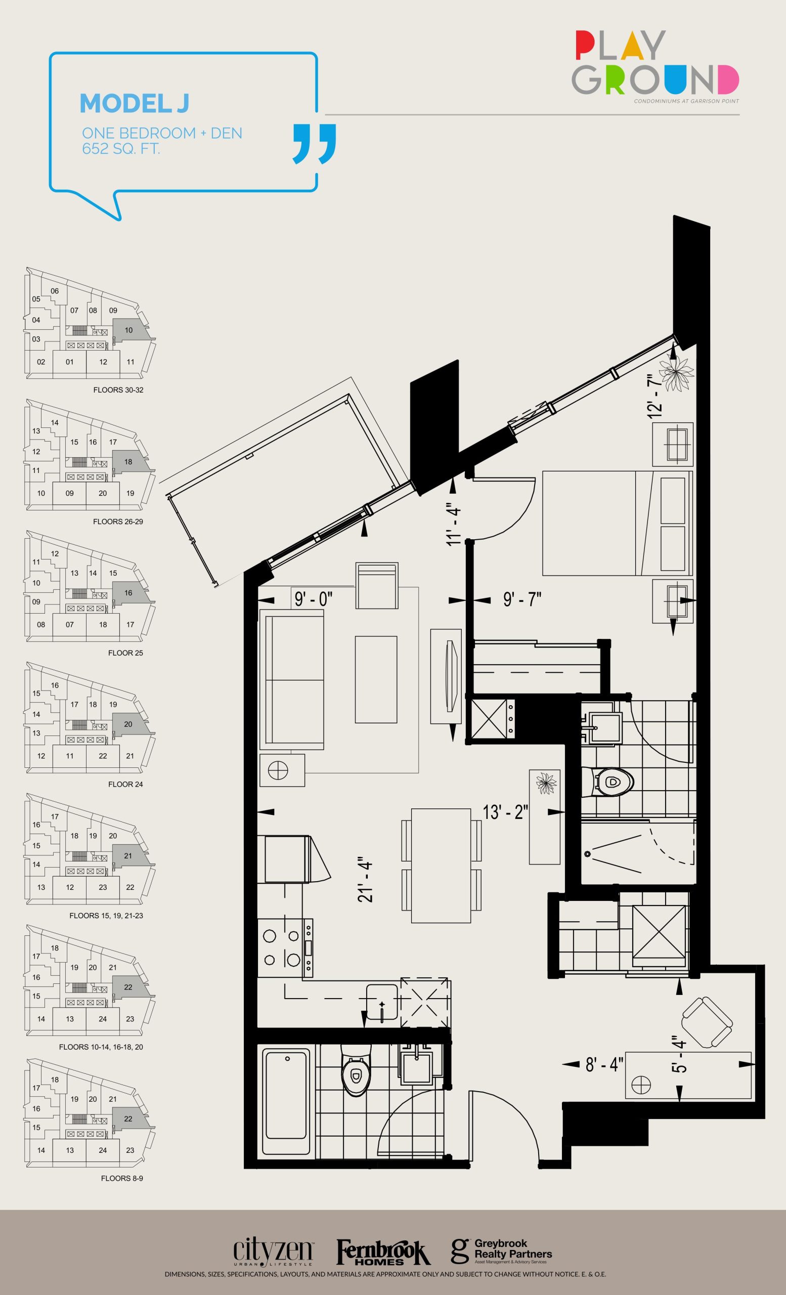 Model J floor plan