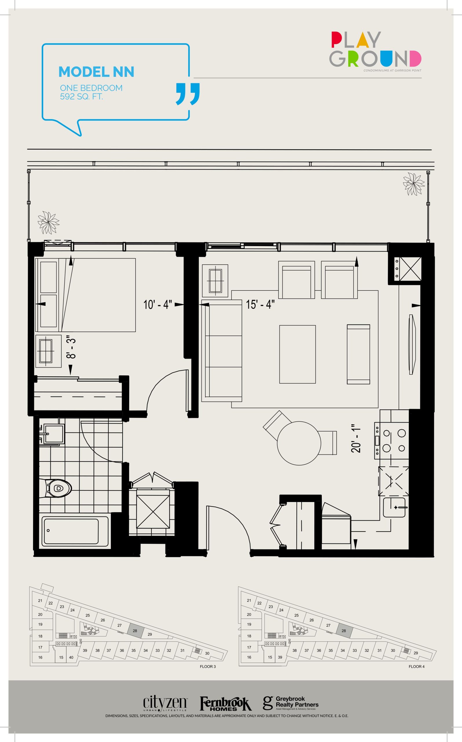 Model NN floor plan