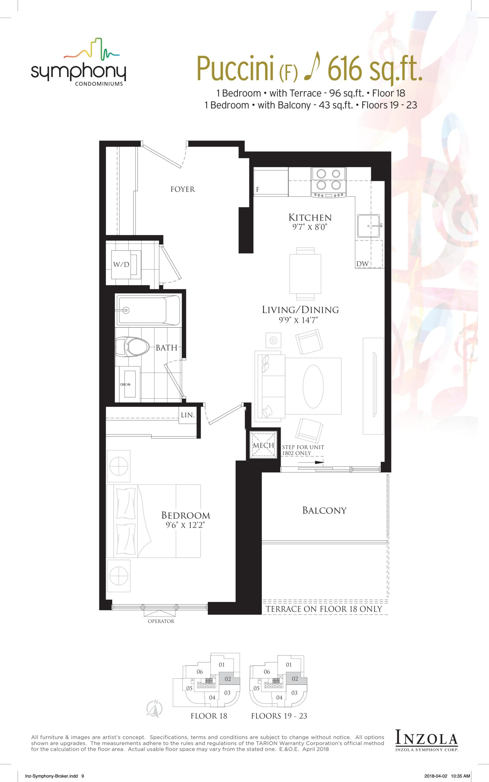 Puccini floor plan