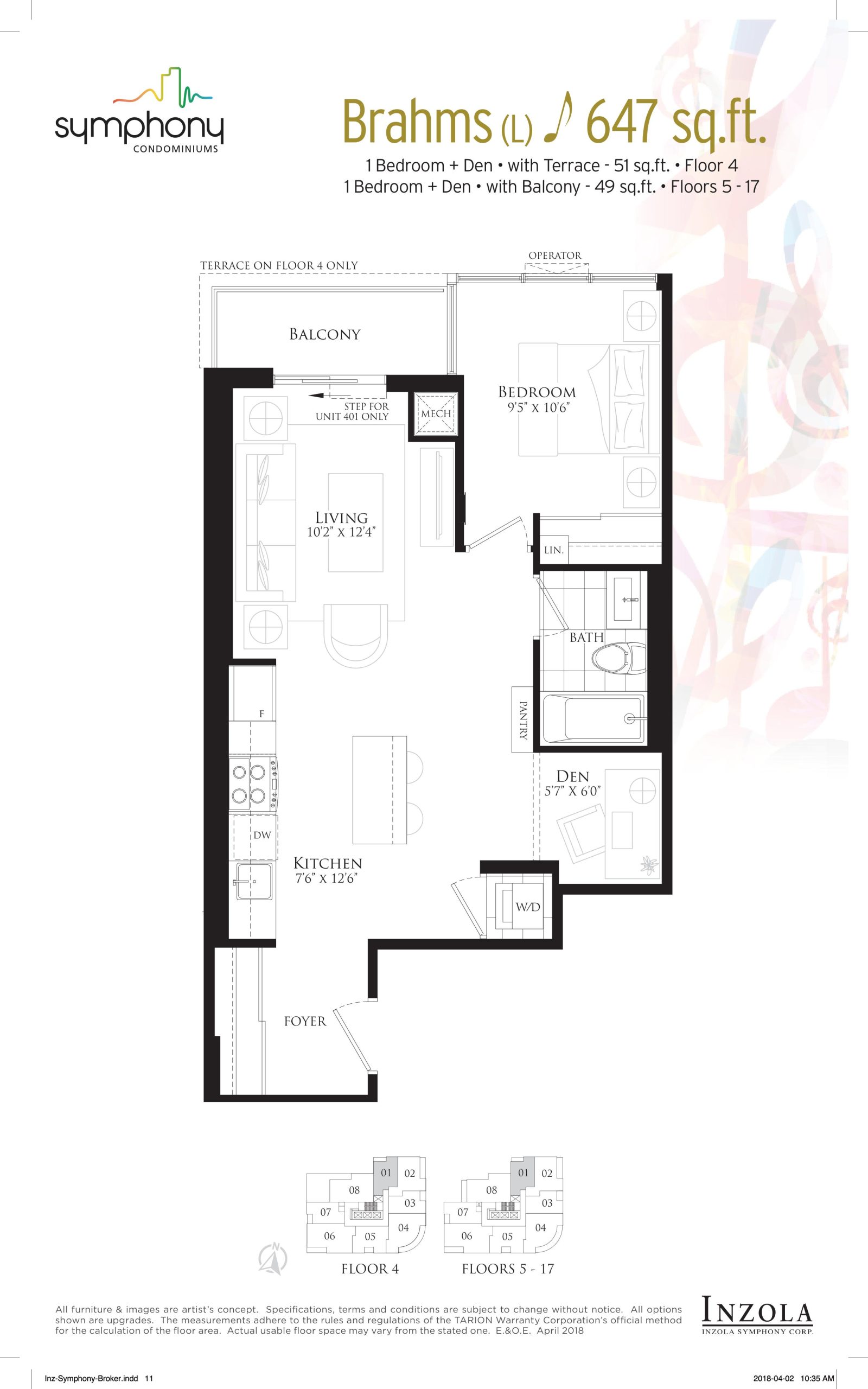 Brahms floor plan