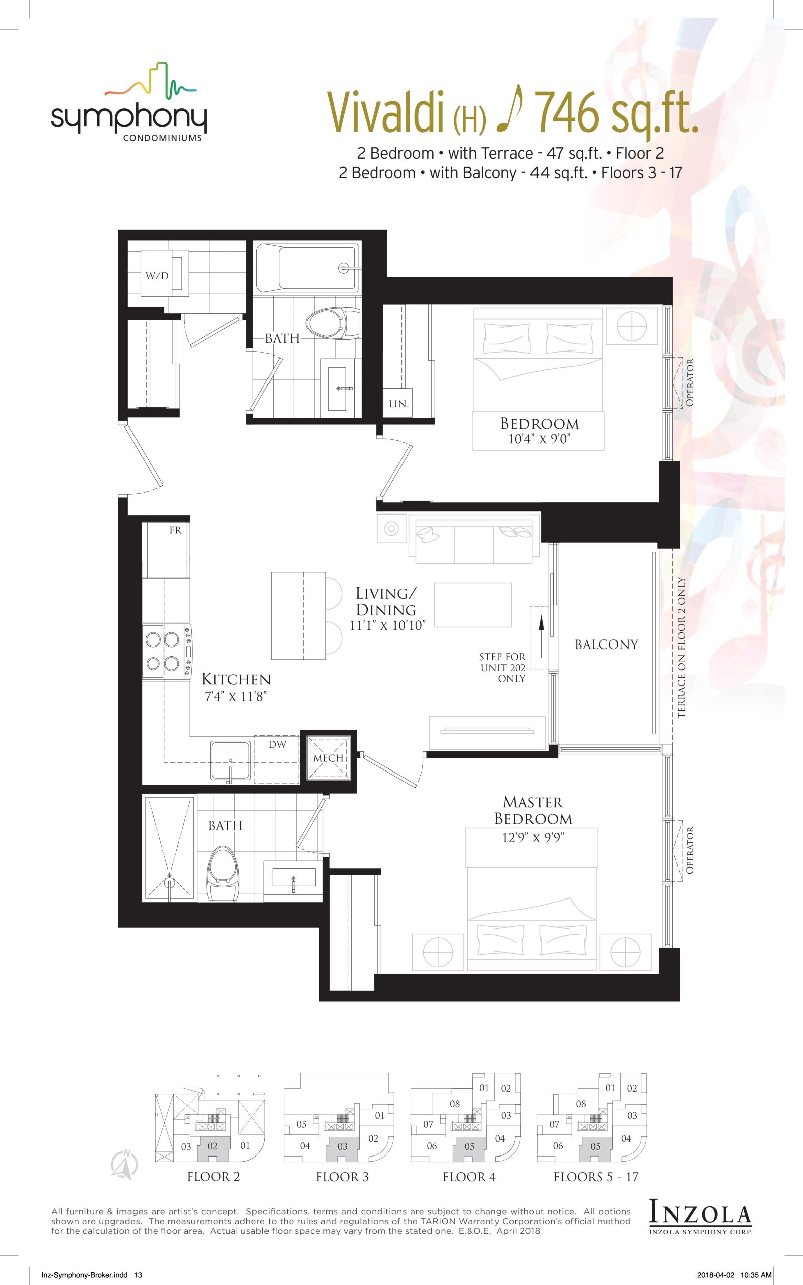 Vivaldi floor plan