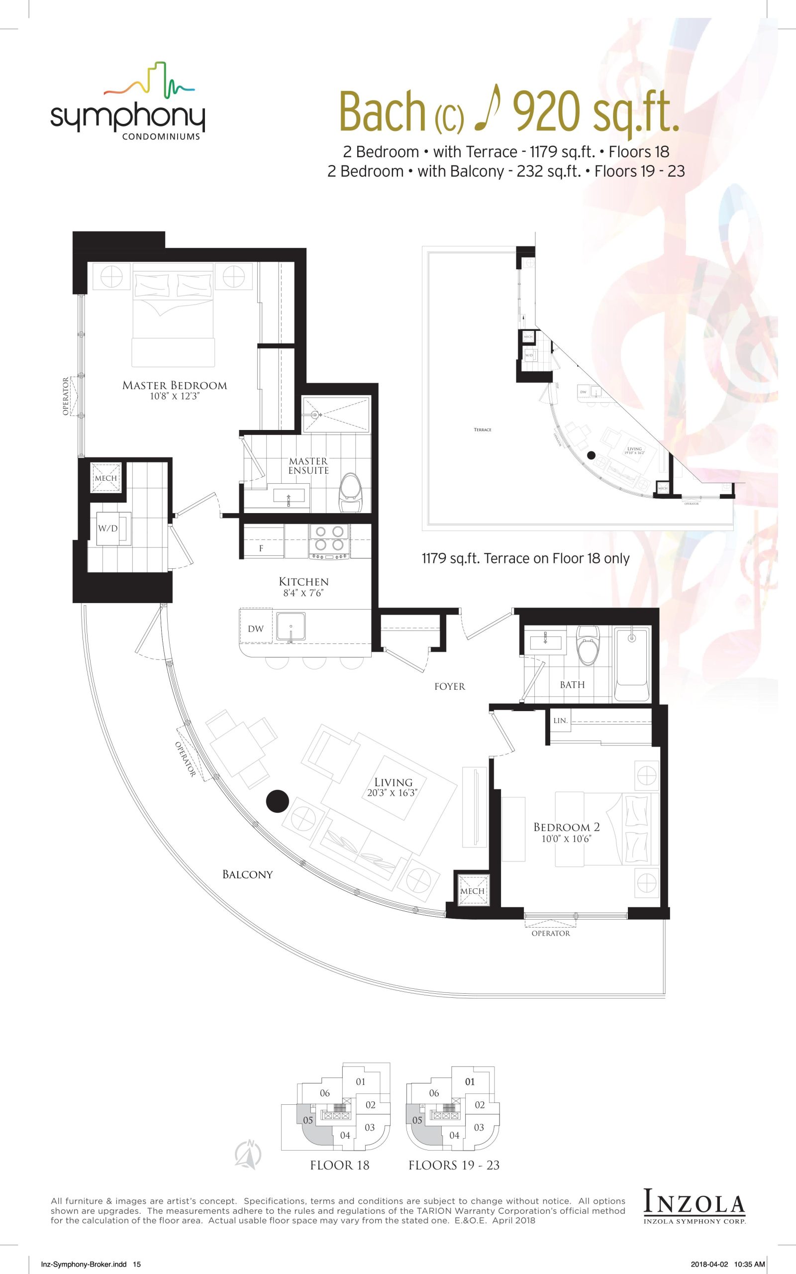 Bach floor plan