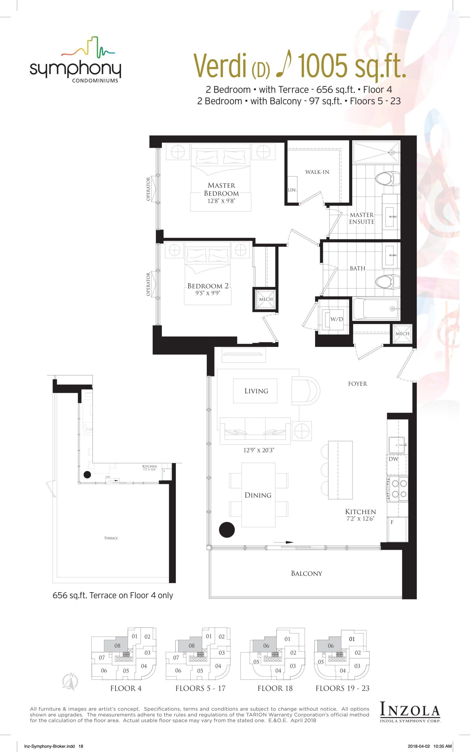Verdi floor plan