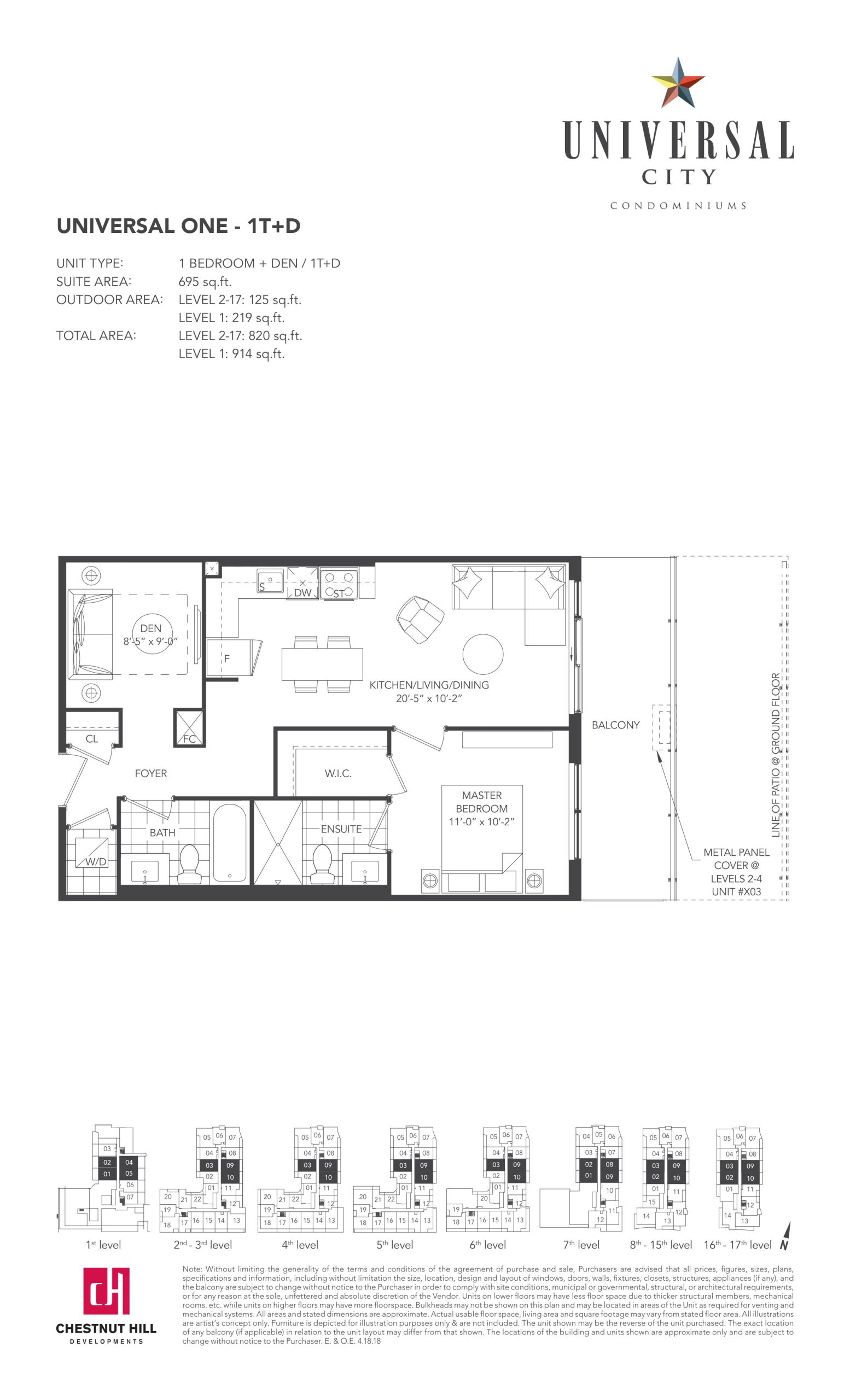 1T+D floor plan