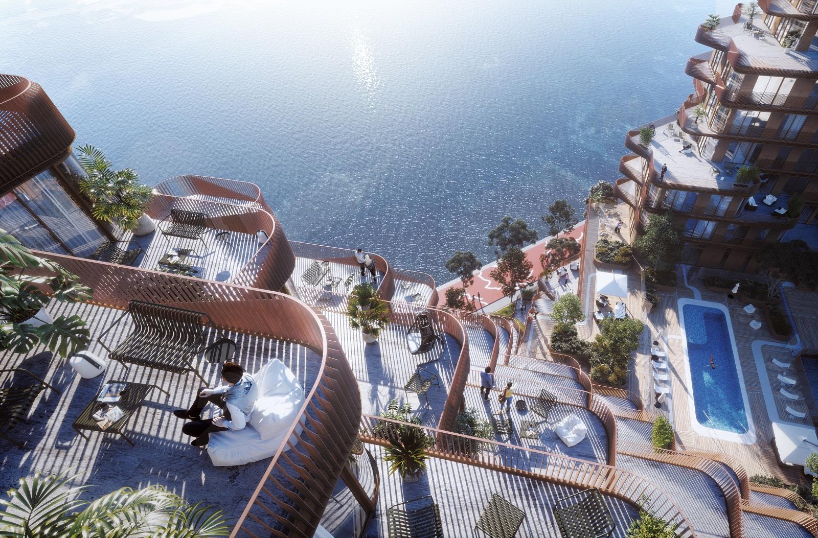 Aqualuna at Bayside in Toronto — rendering 11