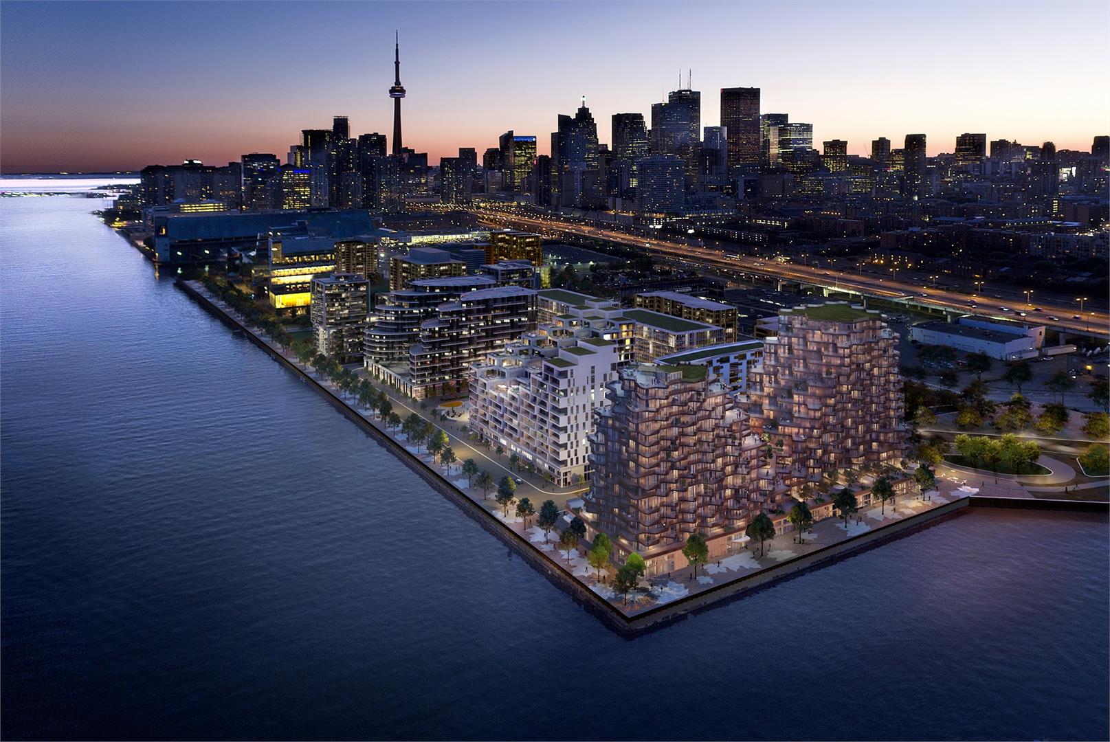 Aqualuna at Bayside in Toronto — rendering 4
