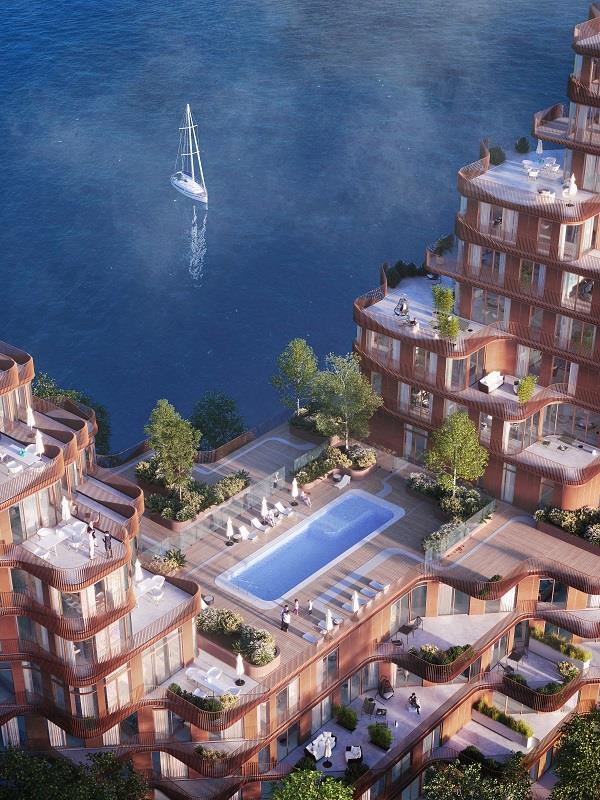 Aqualuna at Bayside in Toronto — rendering 6
