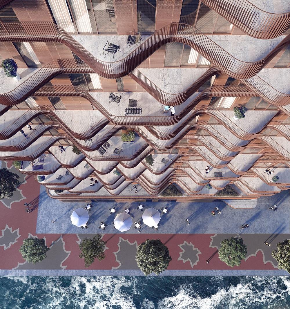 Aqualuna at Bayside in Toronto — rendering 8