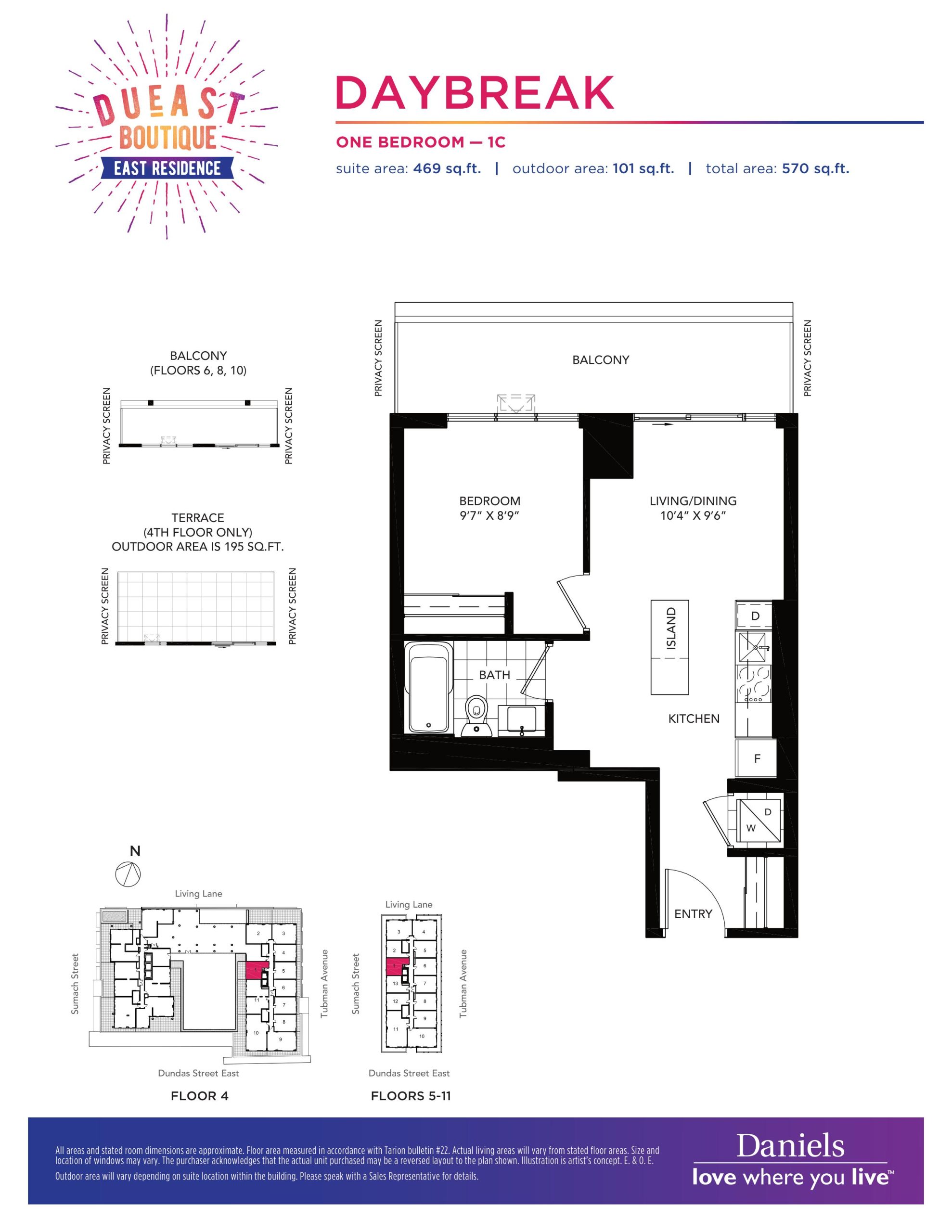 Daybreak floor plan