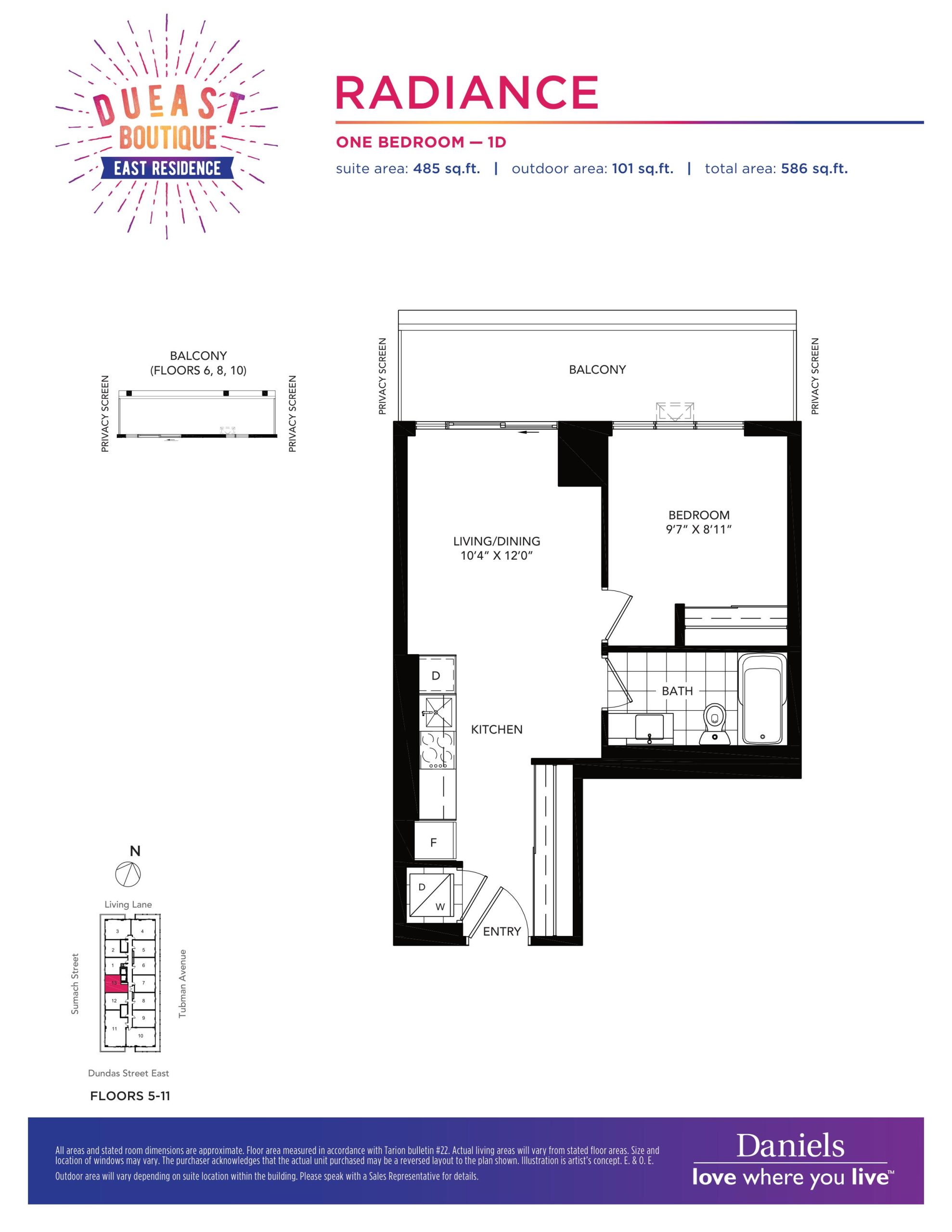 Radiance floor plan