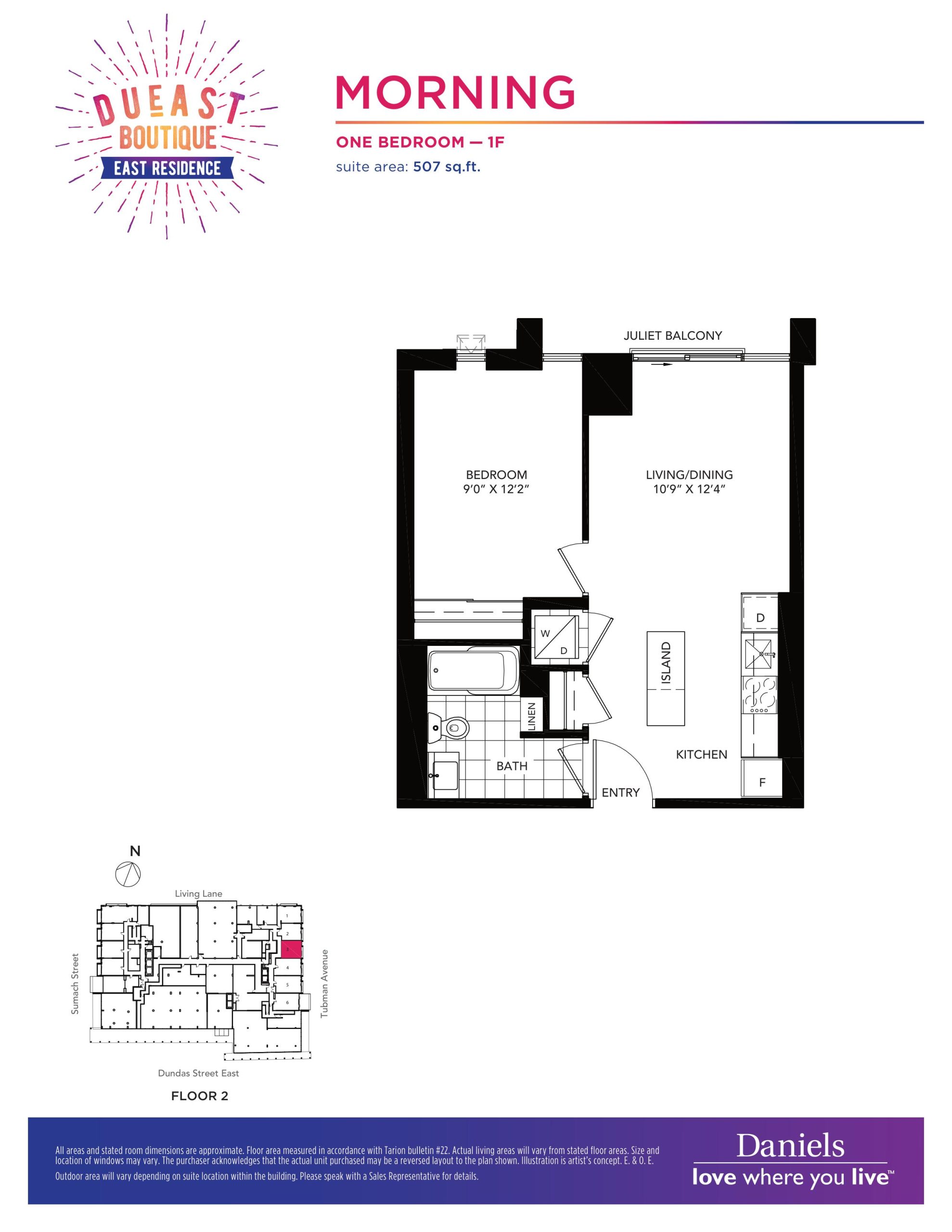 Morning floor plan