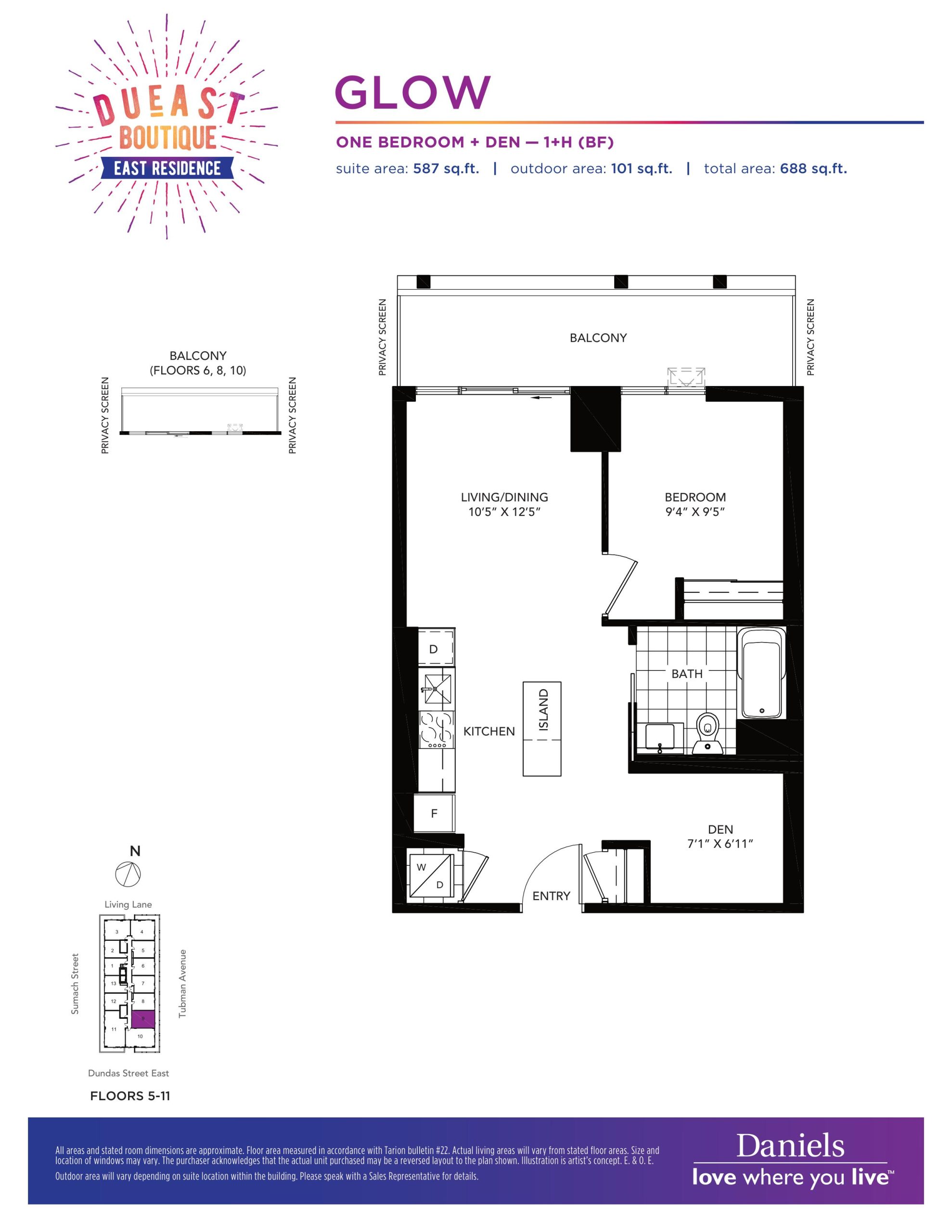 Glow floor plan